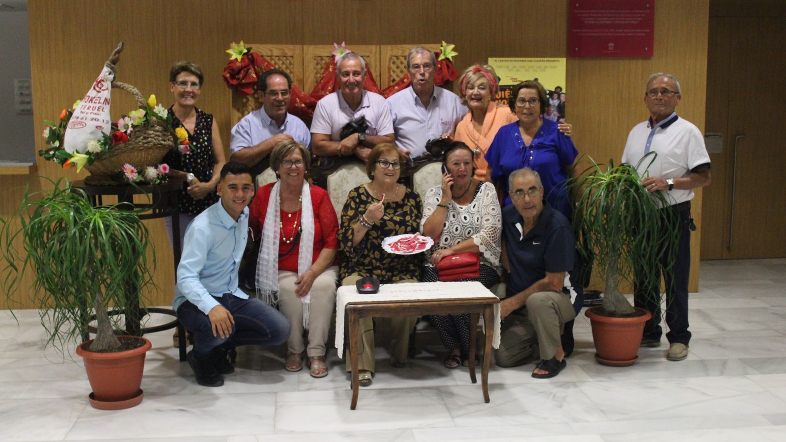 Directiva del Club de la Tercera Edad de Vera.