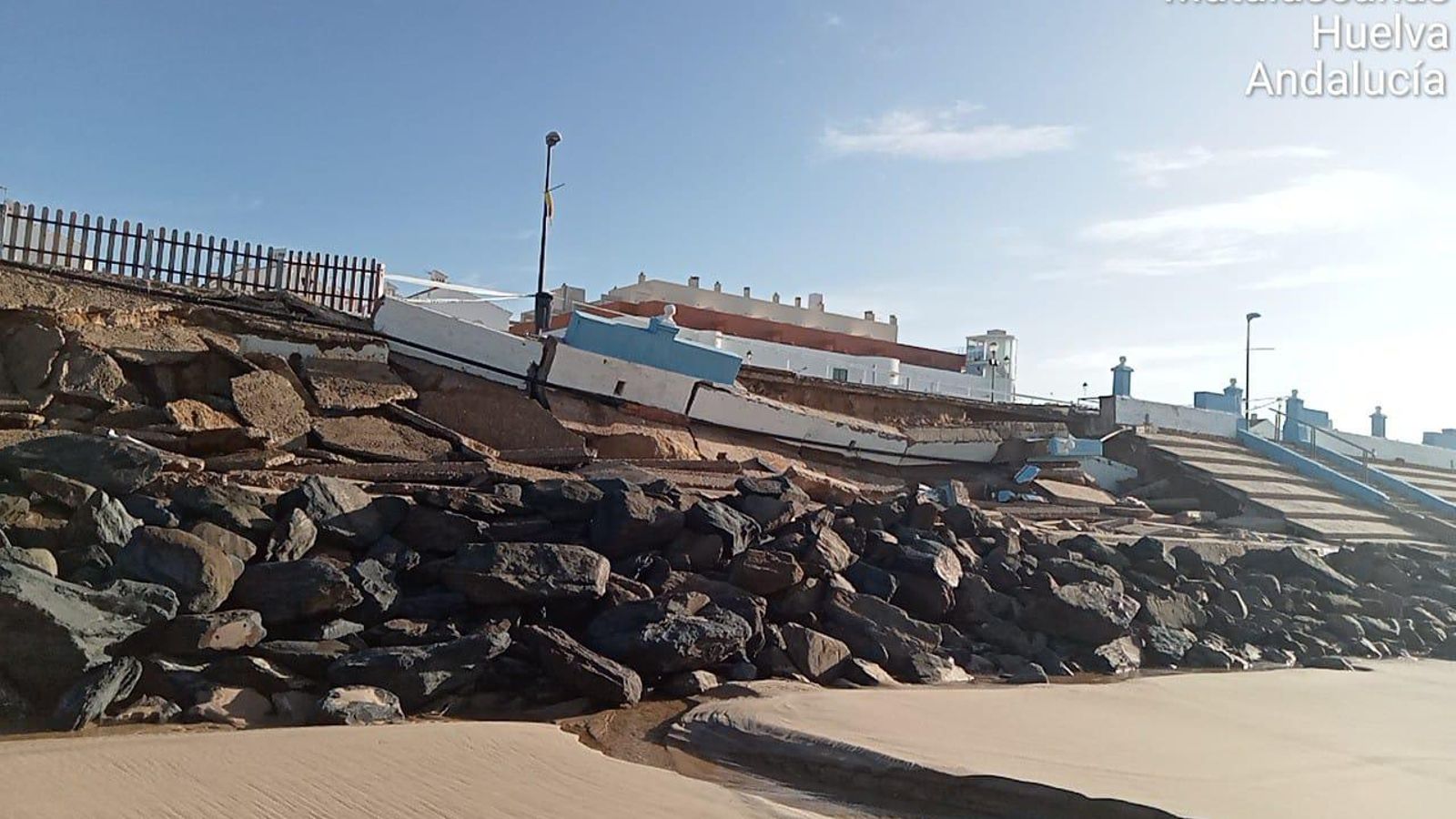 Estado de la playa de Matalascañas.