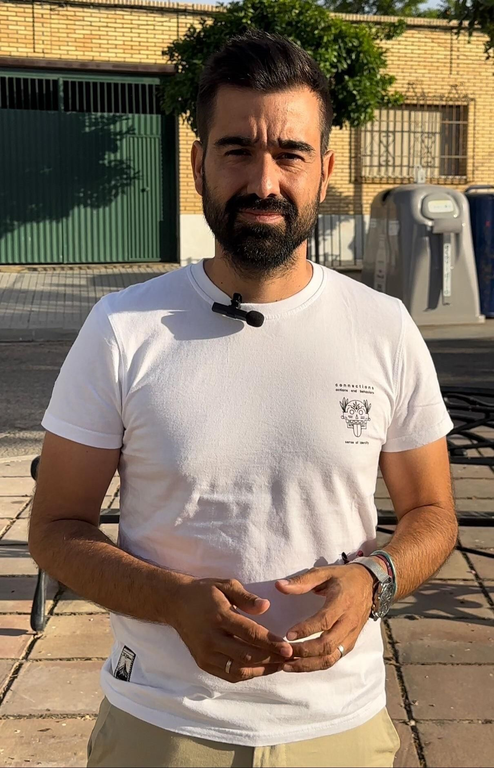 El candidato de IU en Guadalcázar, Rafa Mellado.