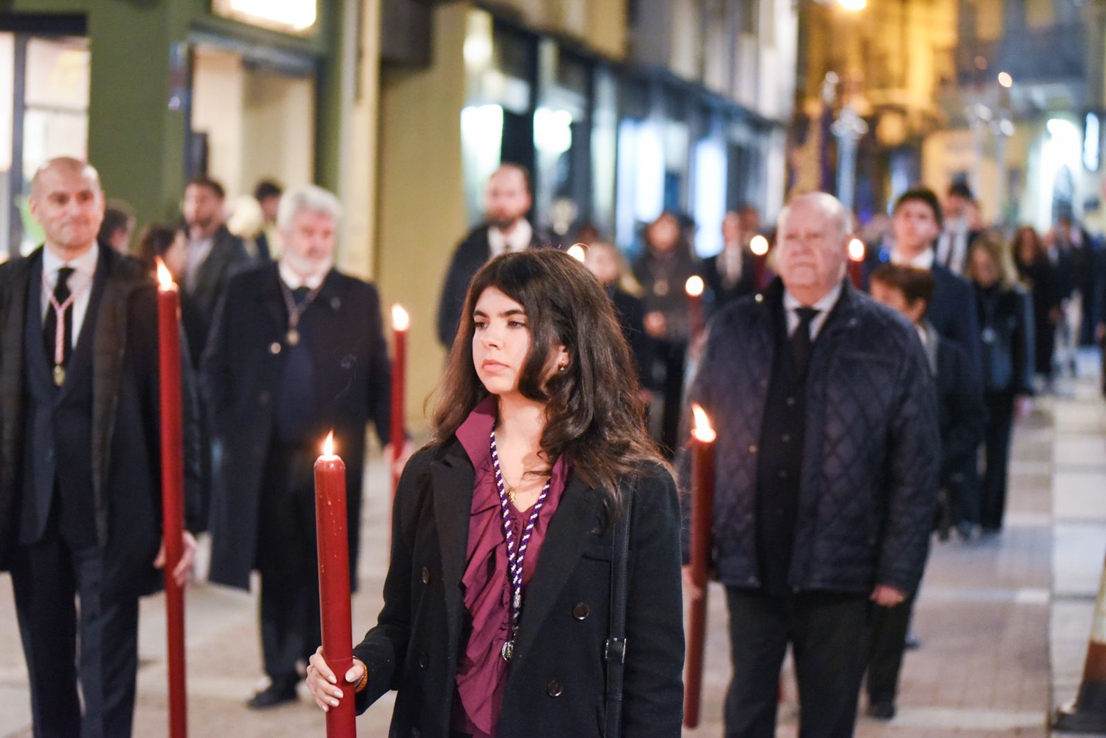 Las fotos del vía crucis de la hermandad de la Buena Muerte
