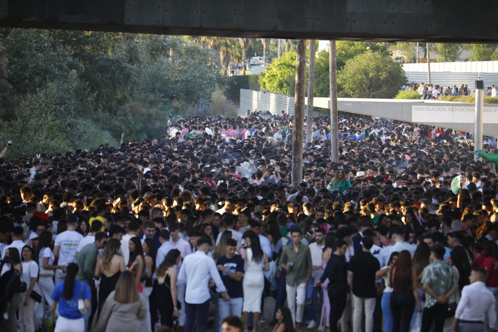 Las mejores fotos del botellón de la Feria de Córdoba