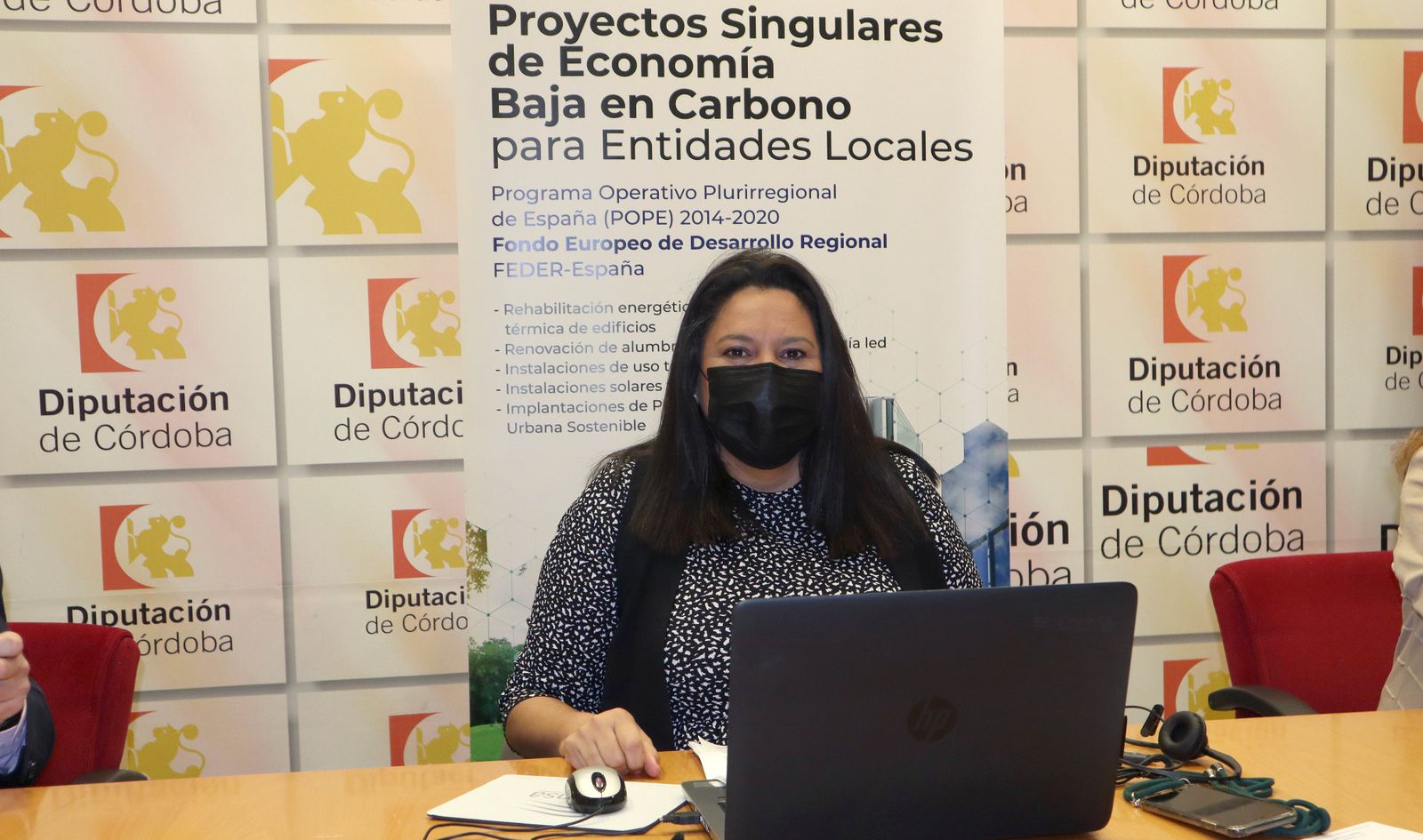 La vicepresidenta primera de la Diputación de Córdoba, Dolores Amo.