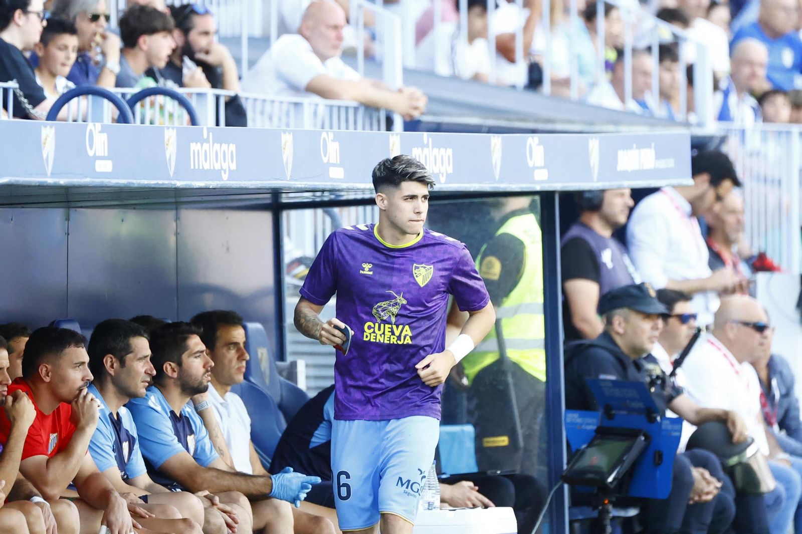 El Málaga CF-Burgos, en fotos