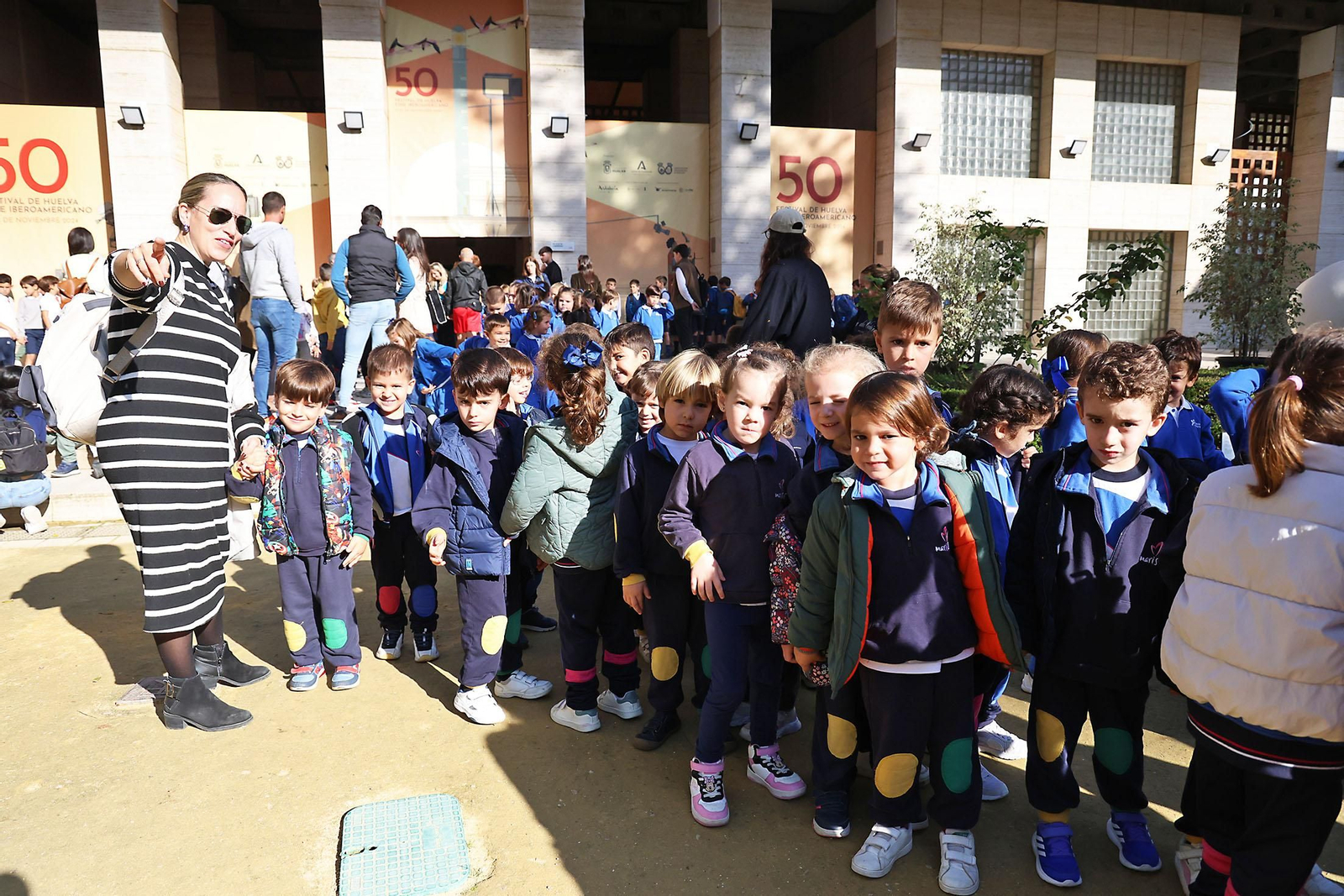 Imágenes del ambiente en el Festival de Cine Iberoamericano de Huelva en la jornada de Martes