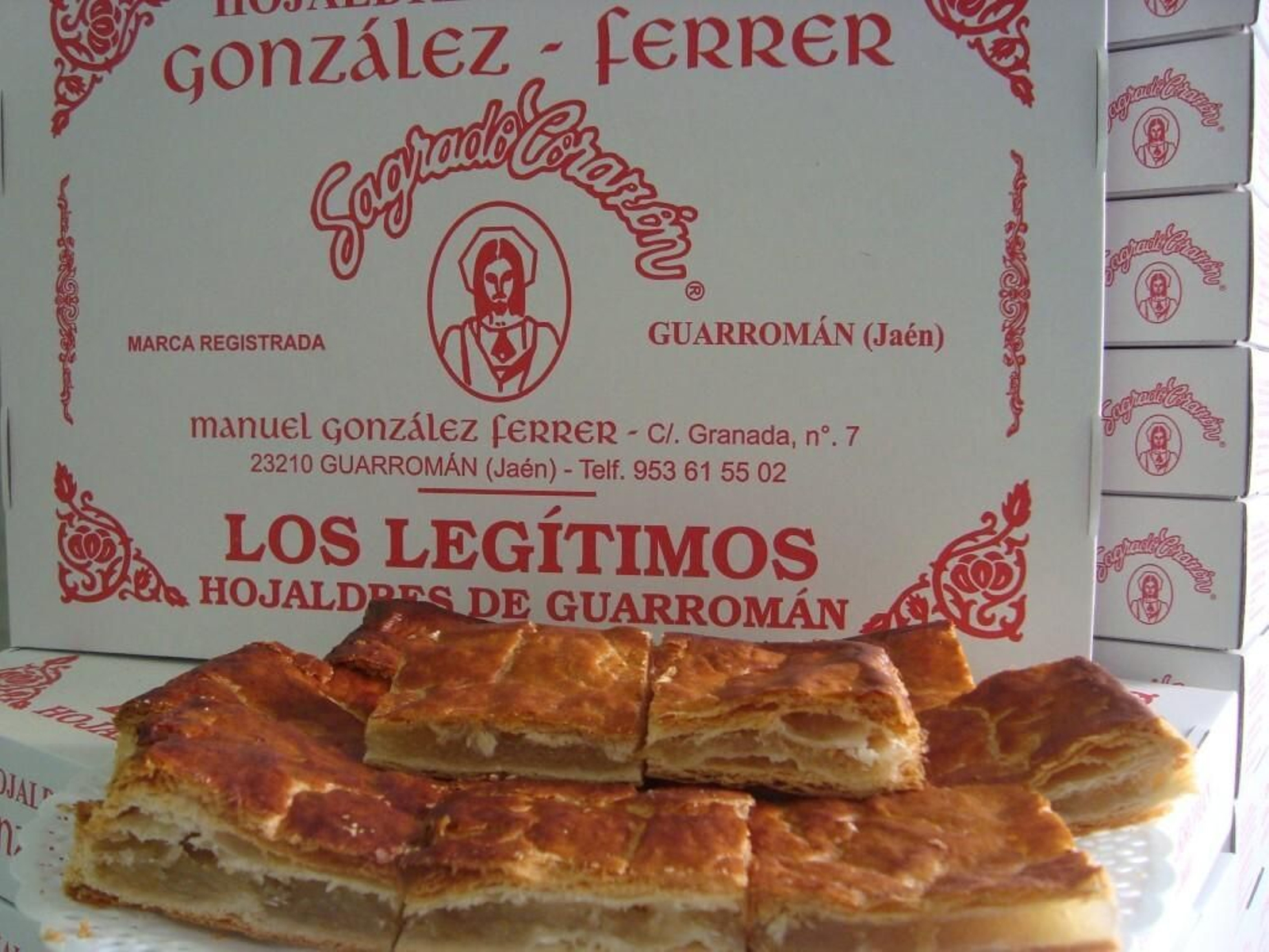 Hojaldre inglés o 'bayonesas' de Guarromán.