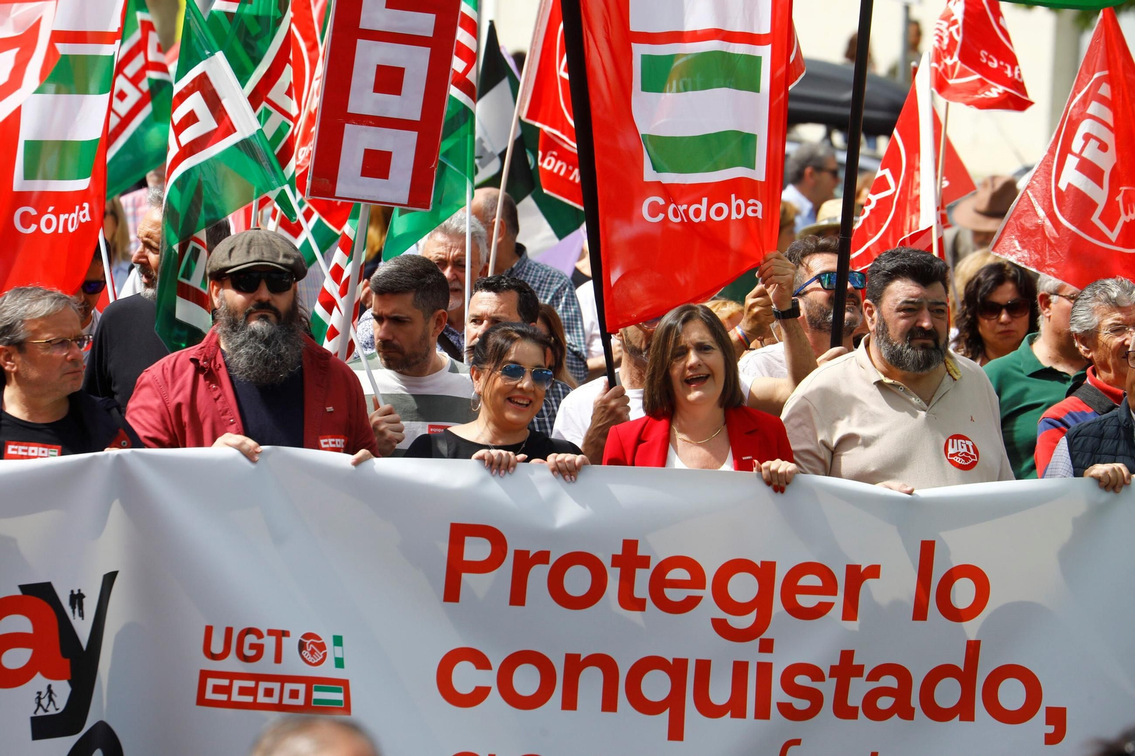 Todas las imágenes de la manifestación del 1 de mayo en Córdoba Todas las imágenes de la manifestación del 1 de mayo en Córdoba