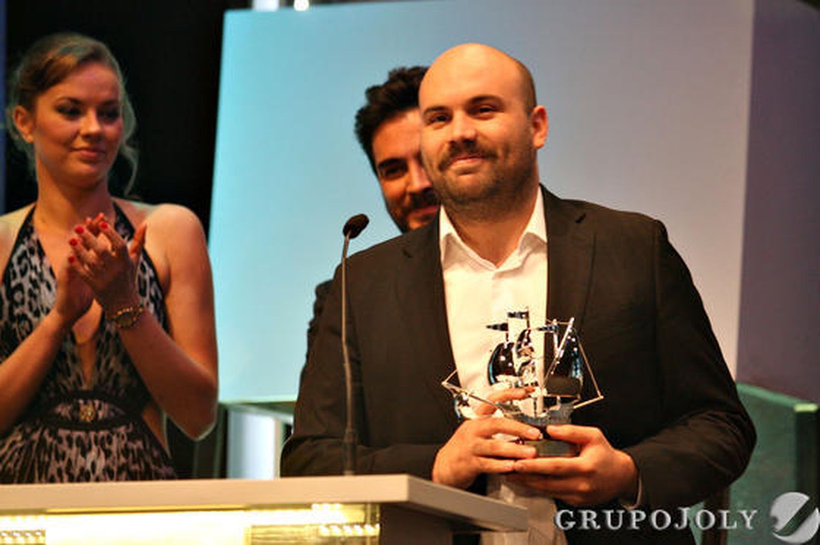 El chileno Moisés Sepúlveda, Carabela de Plata al mejor director novel.

Foto: A.Dominguez/J.Correa