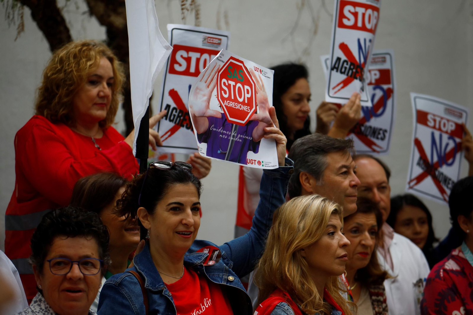 Un momento de la concentración.