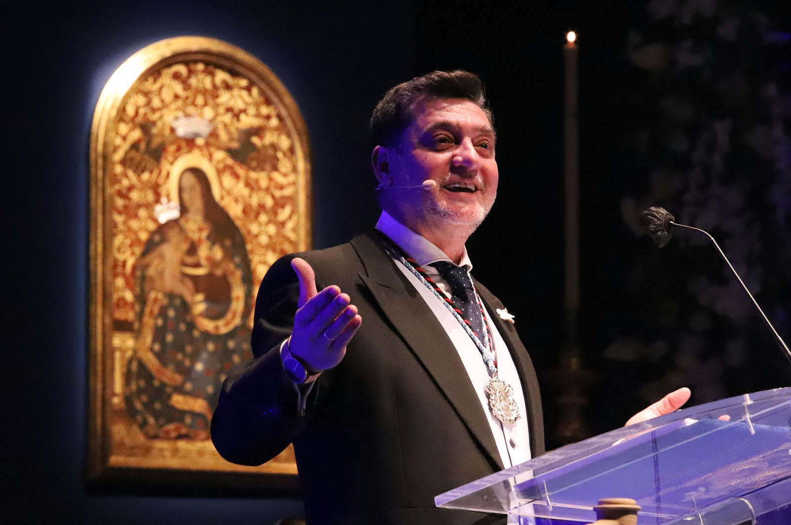 Imágenes del Pregón de la Semana Santa de Huelva 2021 de Eduardo Sugrañes