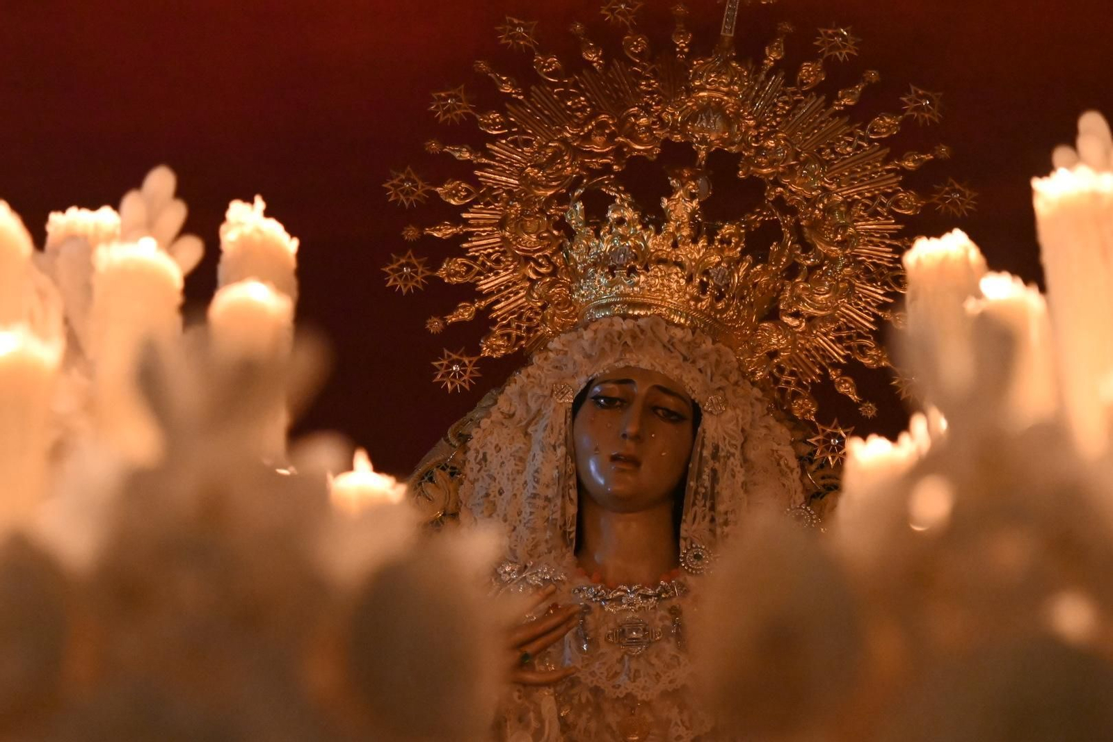 La procesión de la hermandad de la O de Córdoba en este Sábado de Pasión, en imágenes