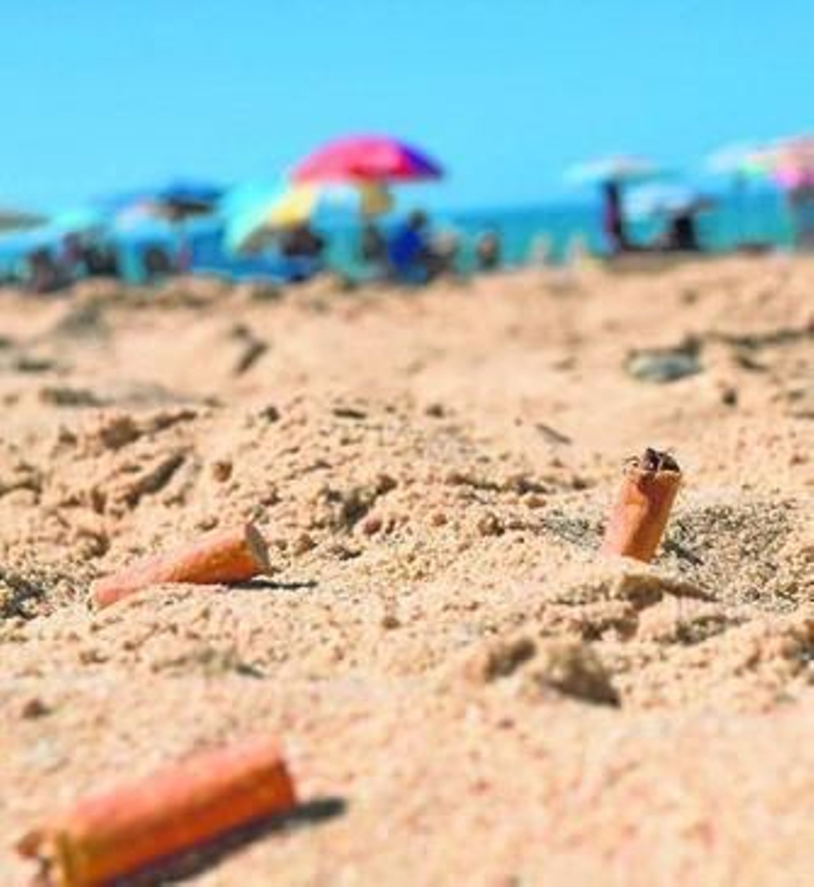Las colillas son el desperdicio más común hallado en las playas españolas.