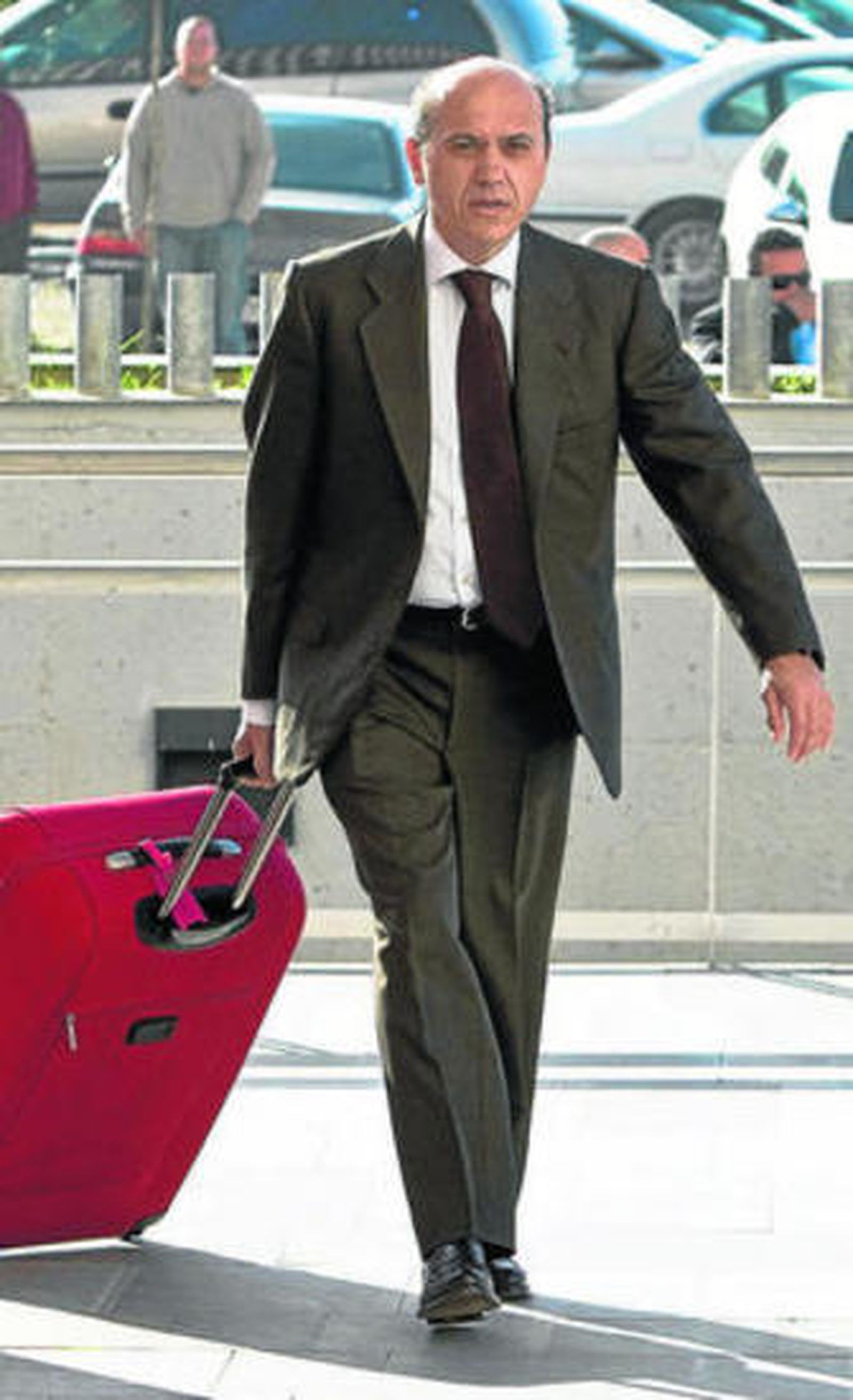 José María del Nido, ayer a su llegada al juicio.