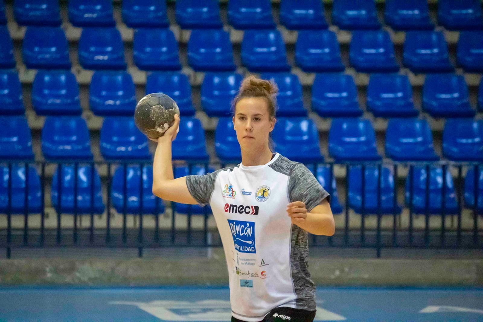 Silvia Arderius, en un entrenamiento en Ciudad Jardín. Silvia Arderius, en un entrenamiento en Ciudad Jardín.
