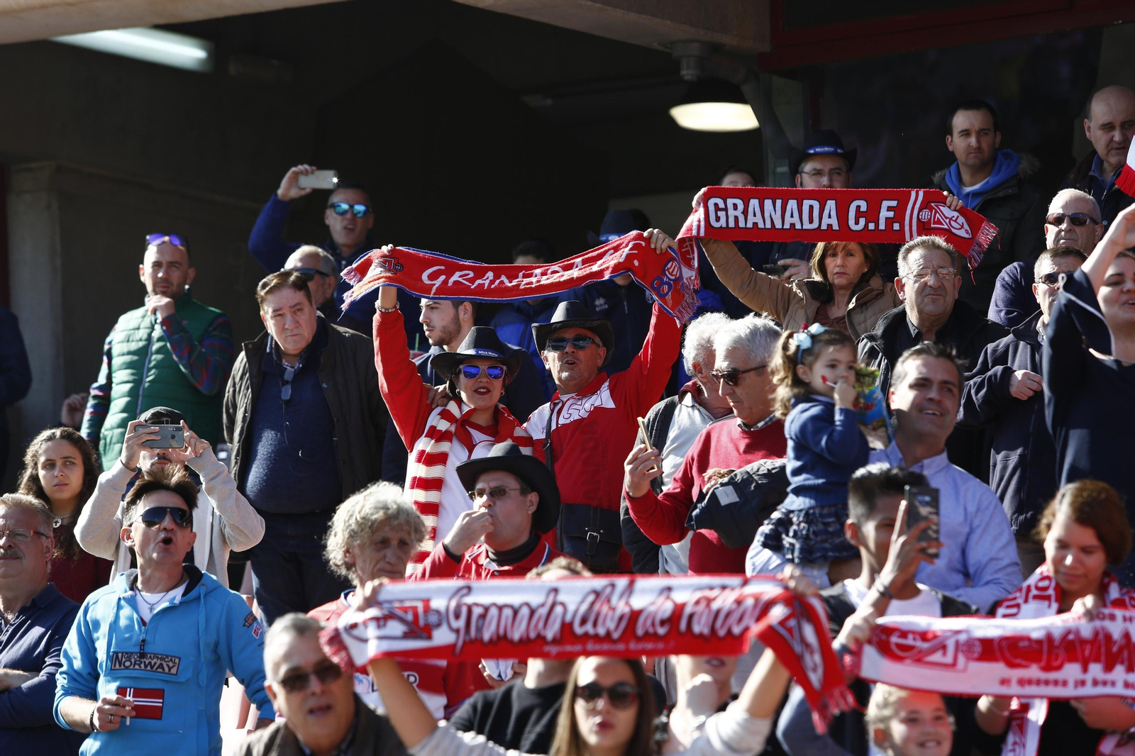 Las imágenes del Granada-Numancia