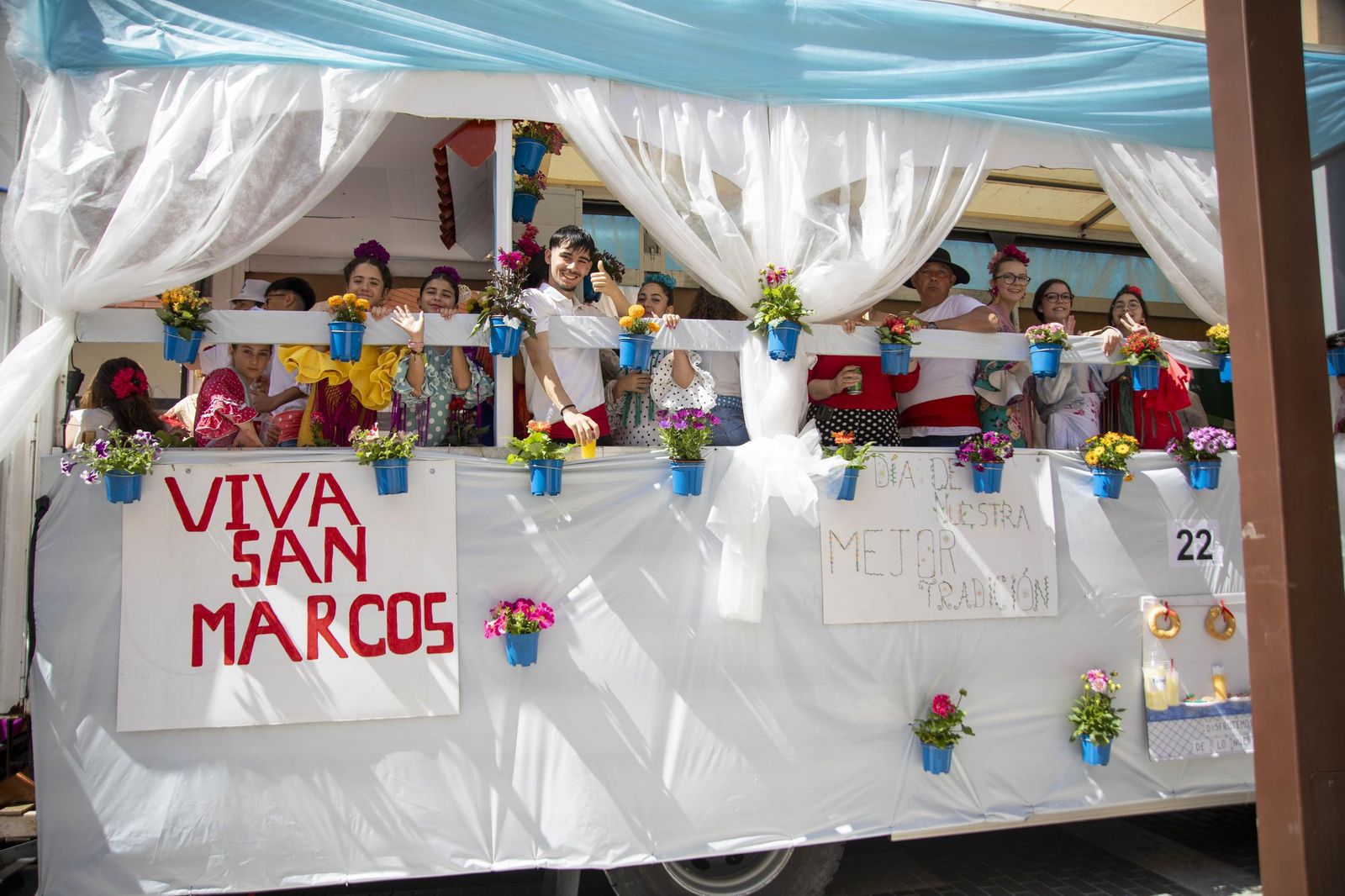 Las imágnes de la misa y procesión en honor a San Marcos en El Ejido
