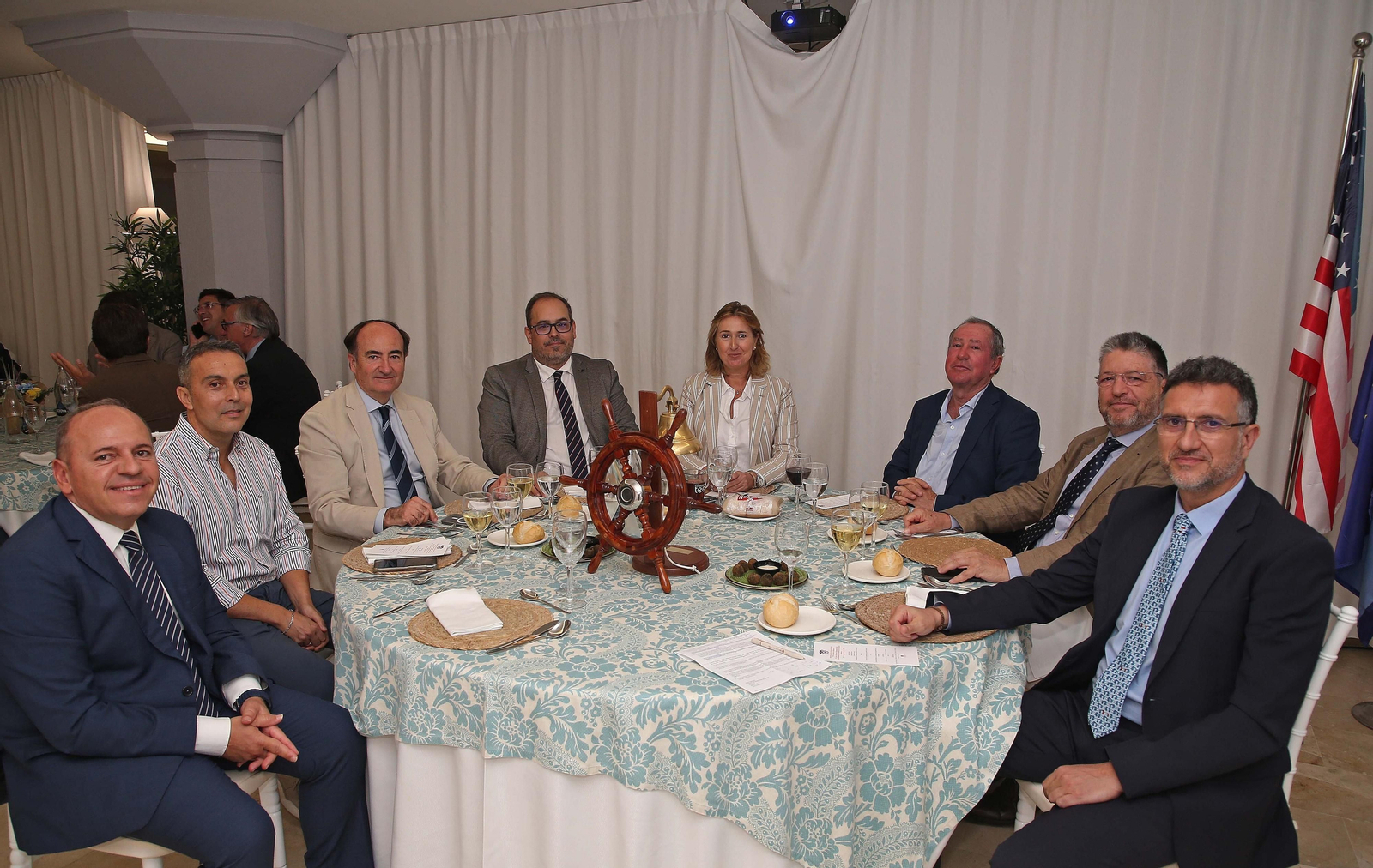 La conferencia del comisionado para el Corredor Atlántico en el Propeller Club Algeciras, en imágenes