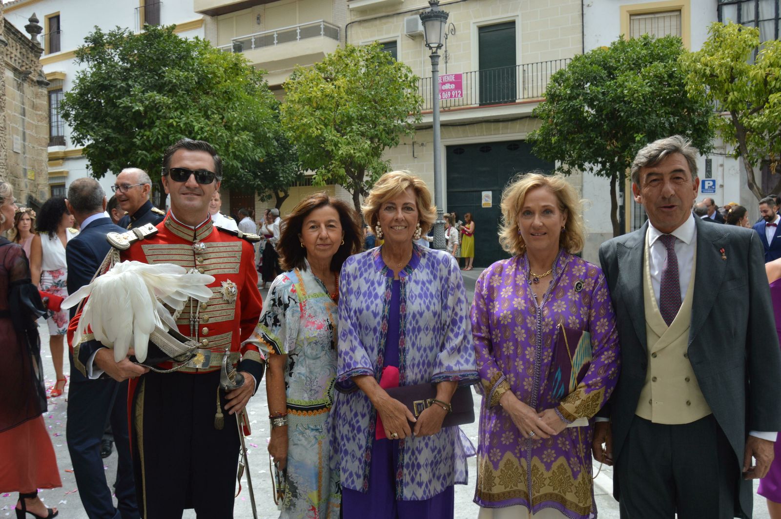 Tomás Morenés, Beatriz Maestre, Marisol Mora-Figueroa, Rocío Morenés y Santiago León Domecq.