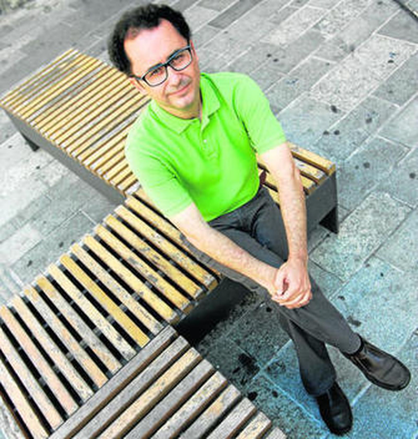 Ángel Gómez Puerto posa para la entrevista concedida a 'El Día'.