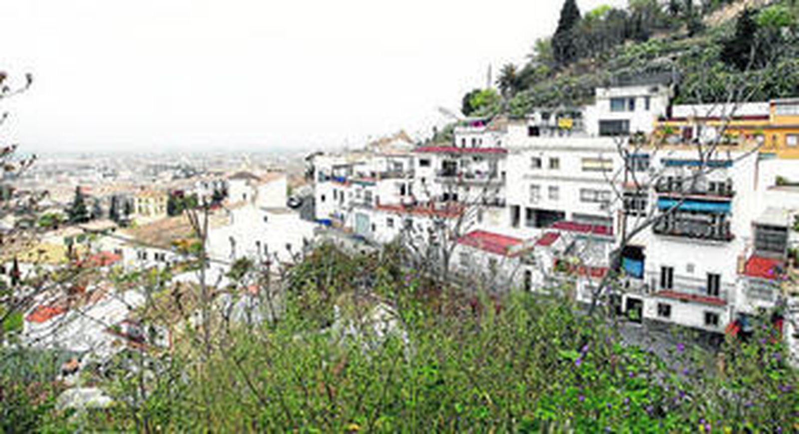 El barrio presume de tener una de las mejores vistas de Granada.