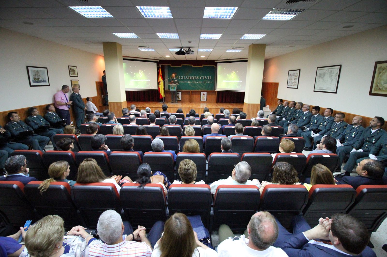 Imágenes del acto de celebración del 173 aniversario de la fundación de la Guardia Civil.