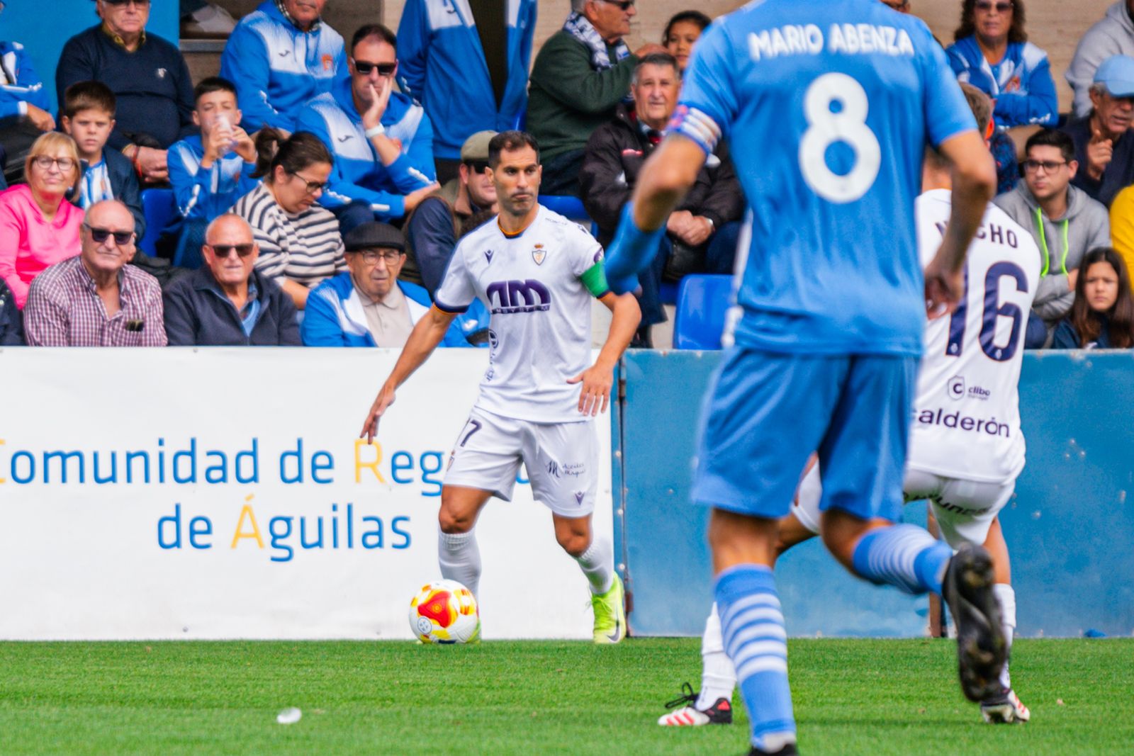 Javi Moyano, protagonista goleador en tierras murcianas.