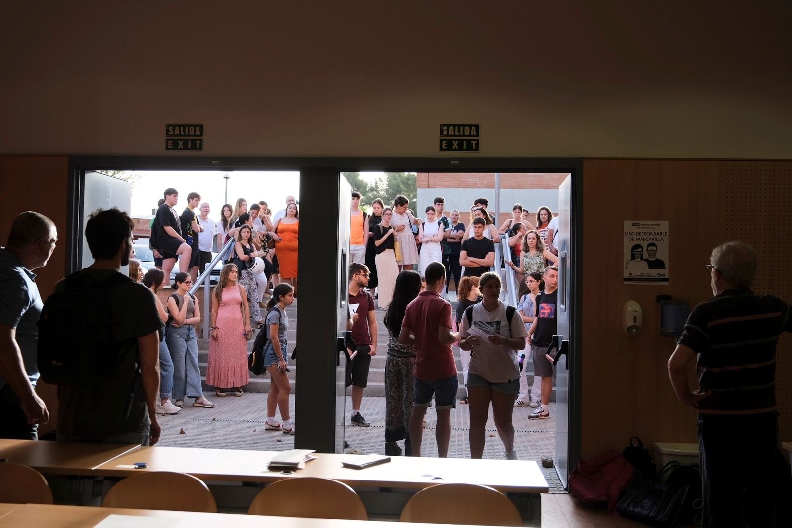 El primer día de la Selectividad extraordinaria de julio en Córdoba, en imágenes