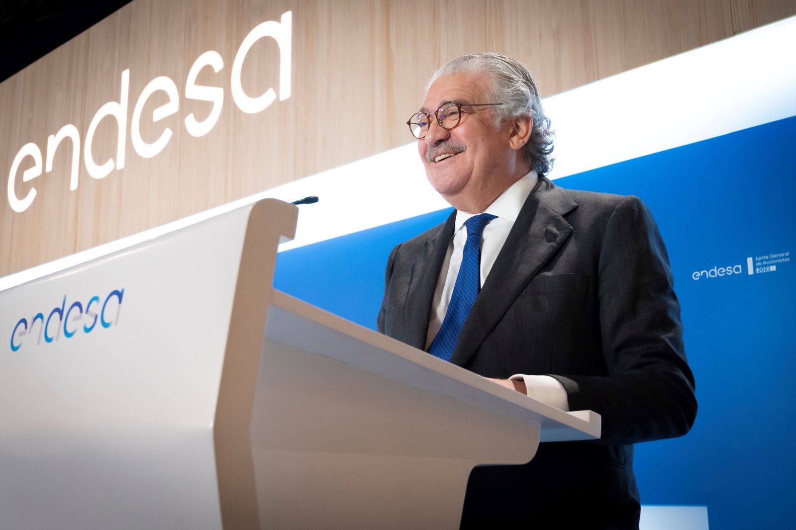 M. G. José Bogas, consejero delegado de Endesa, en la última junta de accionistas.