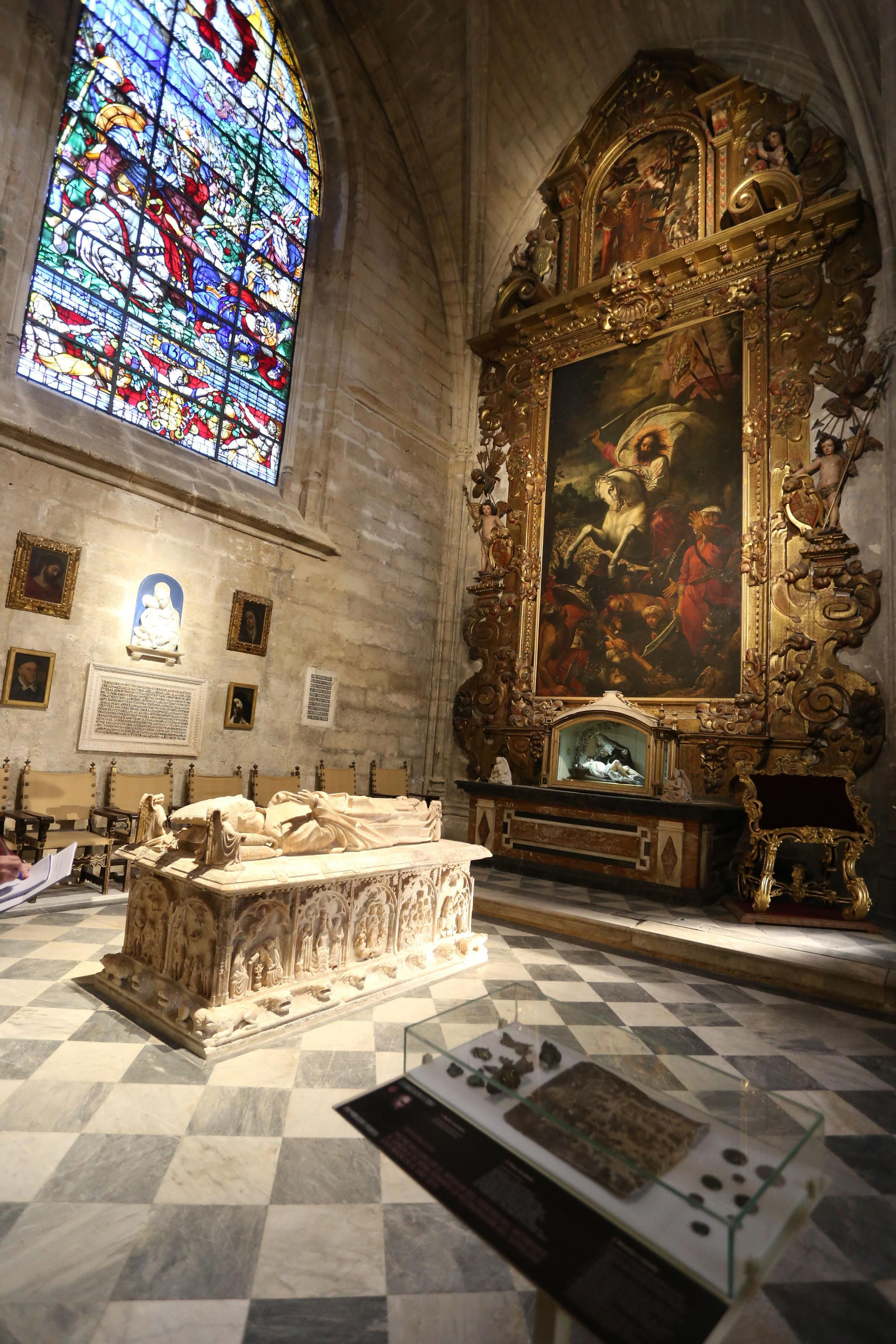 La capilla de Santiago sobre la que se realizaron diversas actuaciones hace unos años.