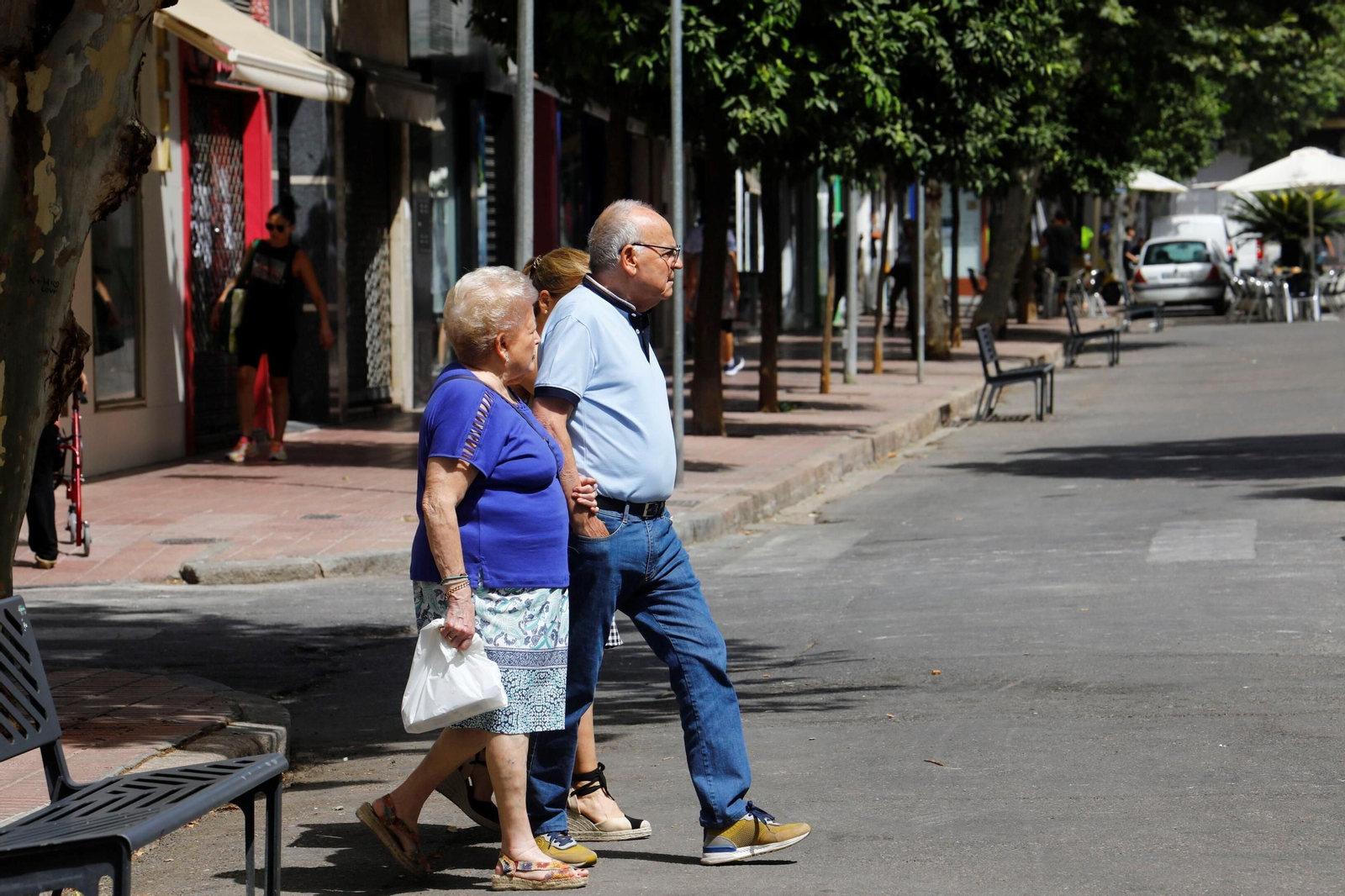 Ambiente en la avenida de Barcelona