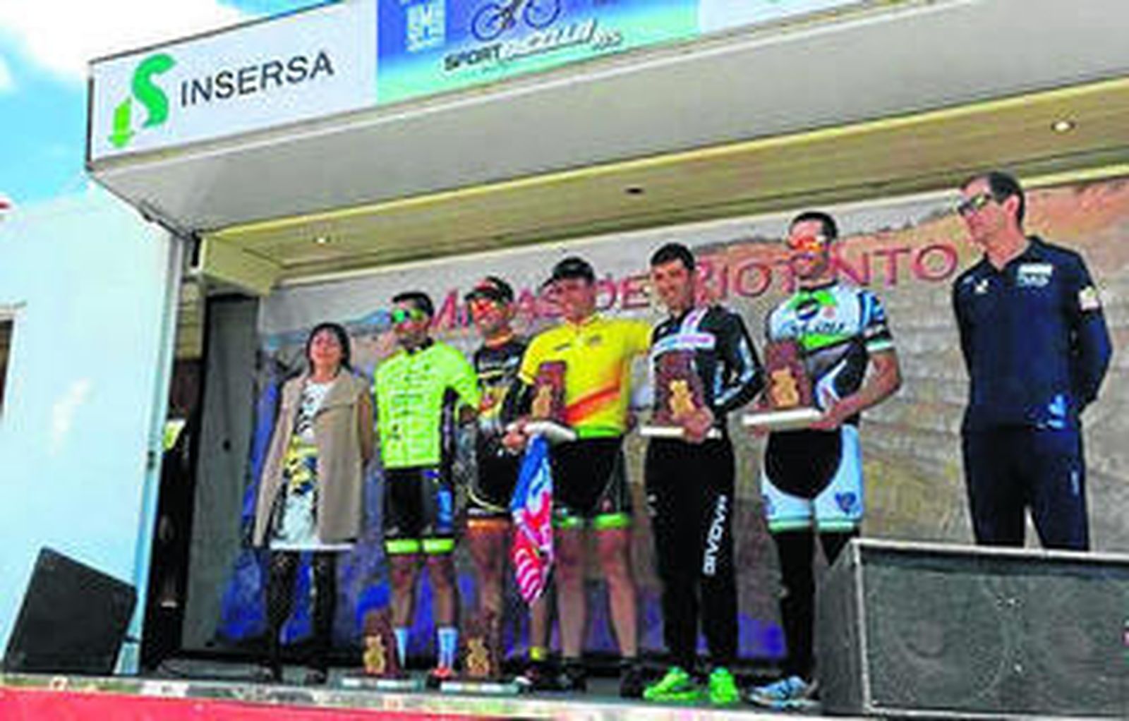 Un momento de la ceremonia de entrega de premios en Riotinto.