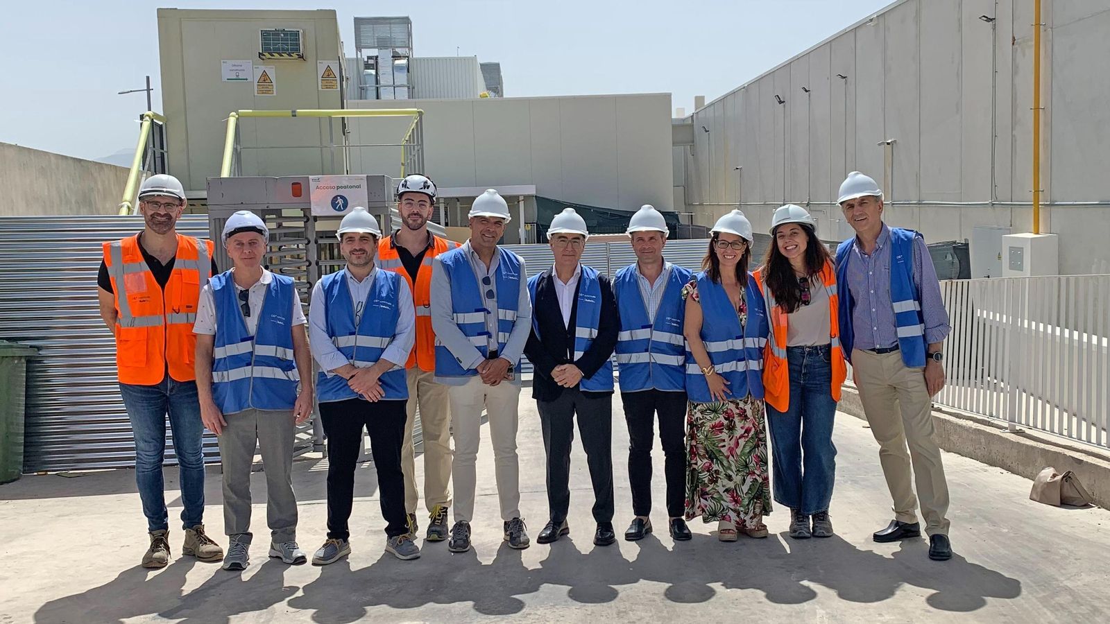 Visita al tramo final de las obras en Primark.