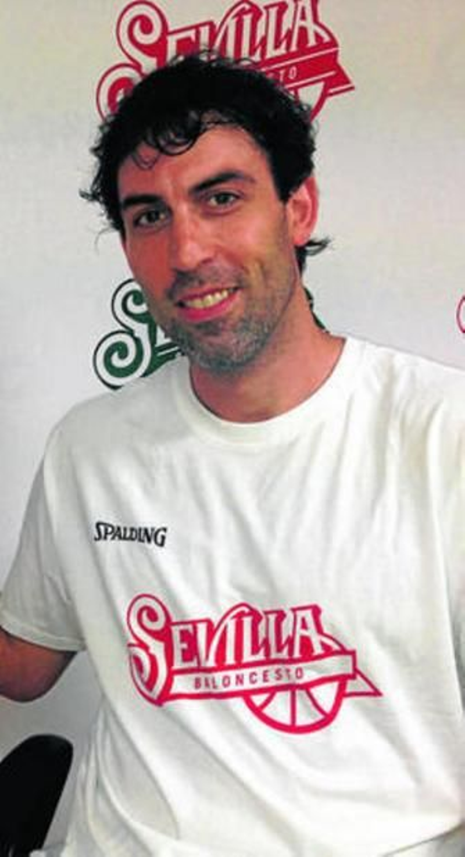 Berni, en su presentación con el Sevilla.