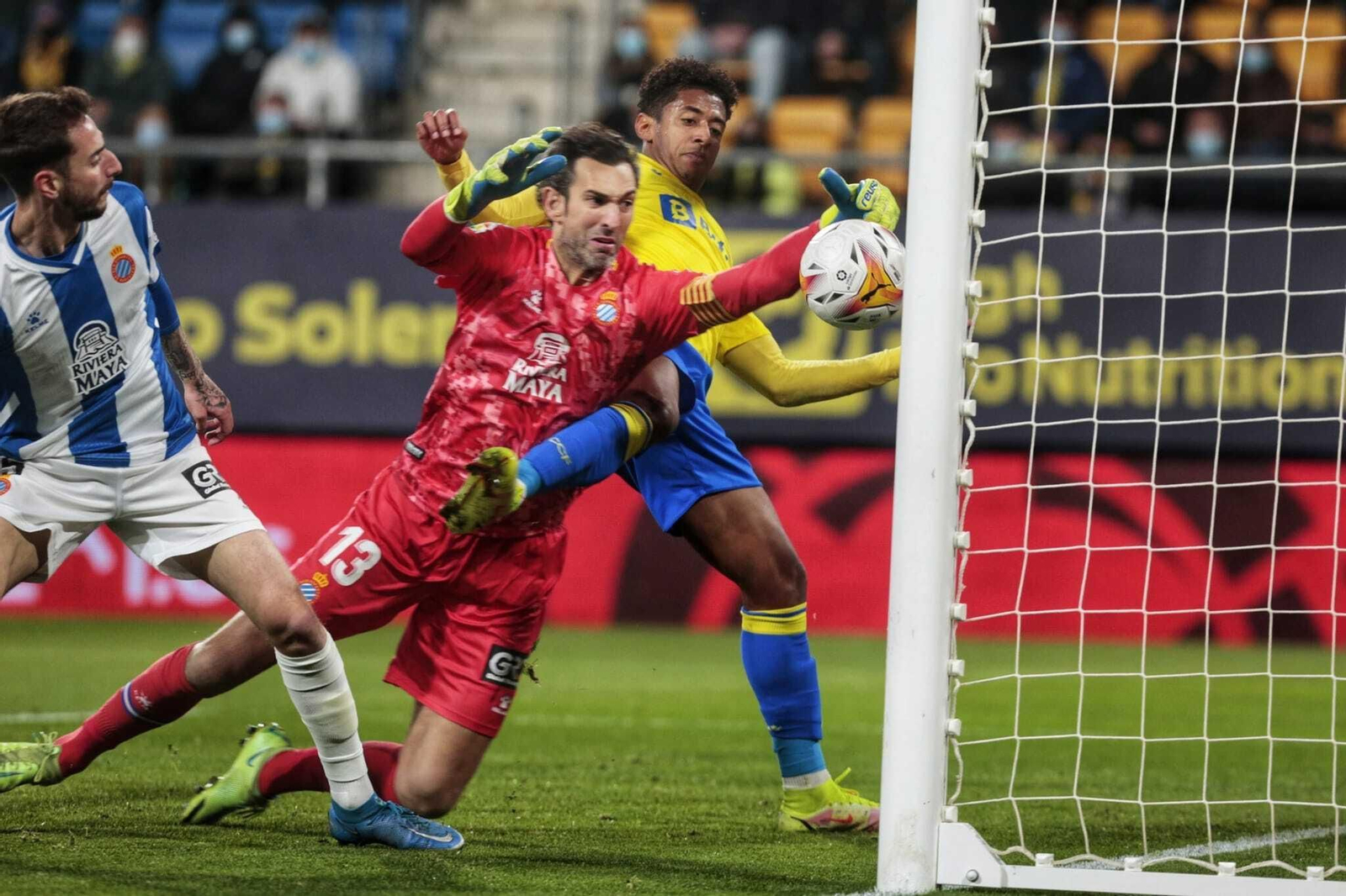 Las imágenes del partido Cádiz - Espanyol