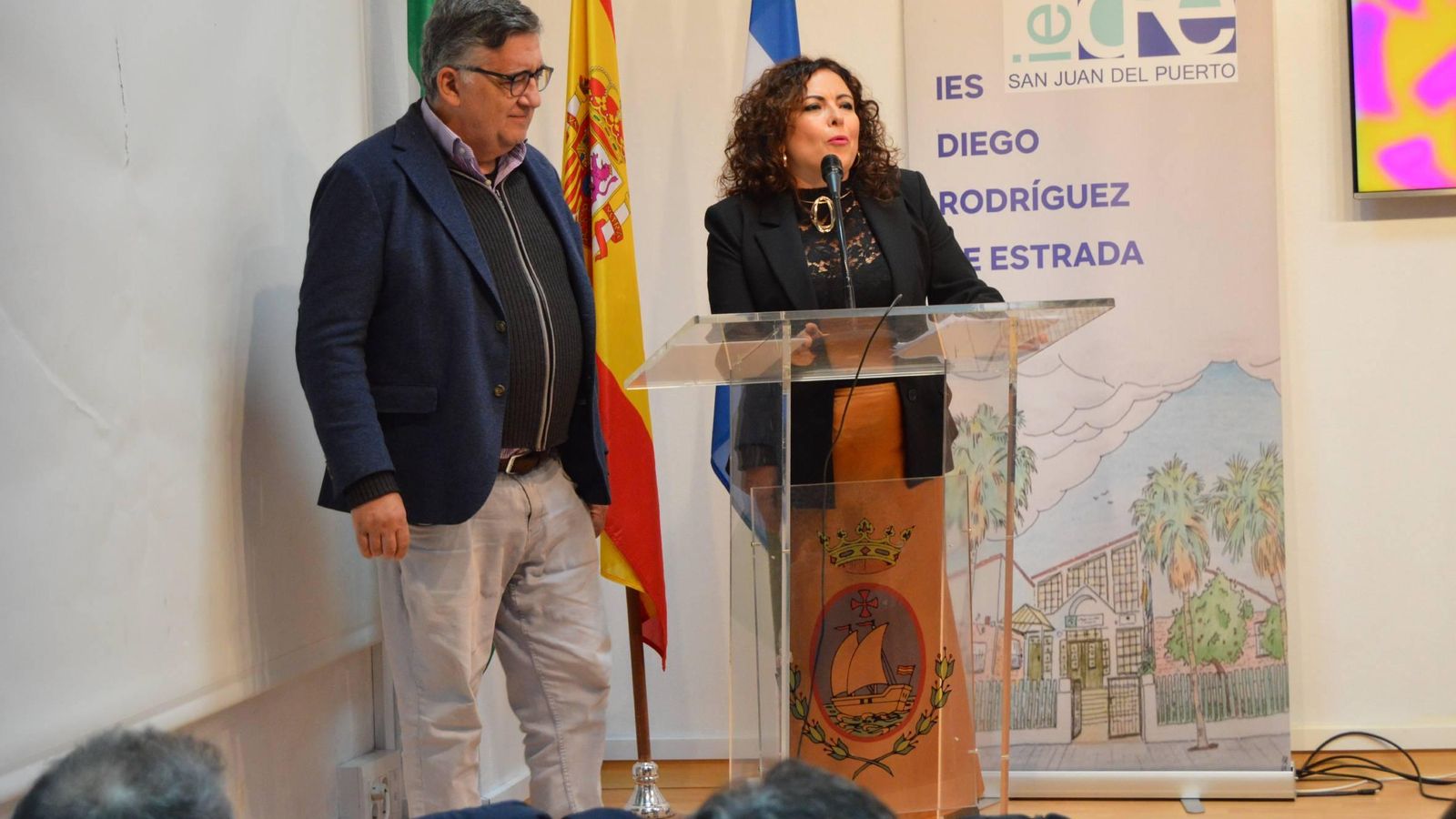 Presentadores de la edición.