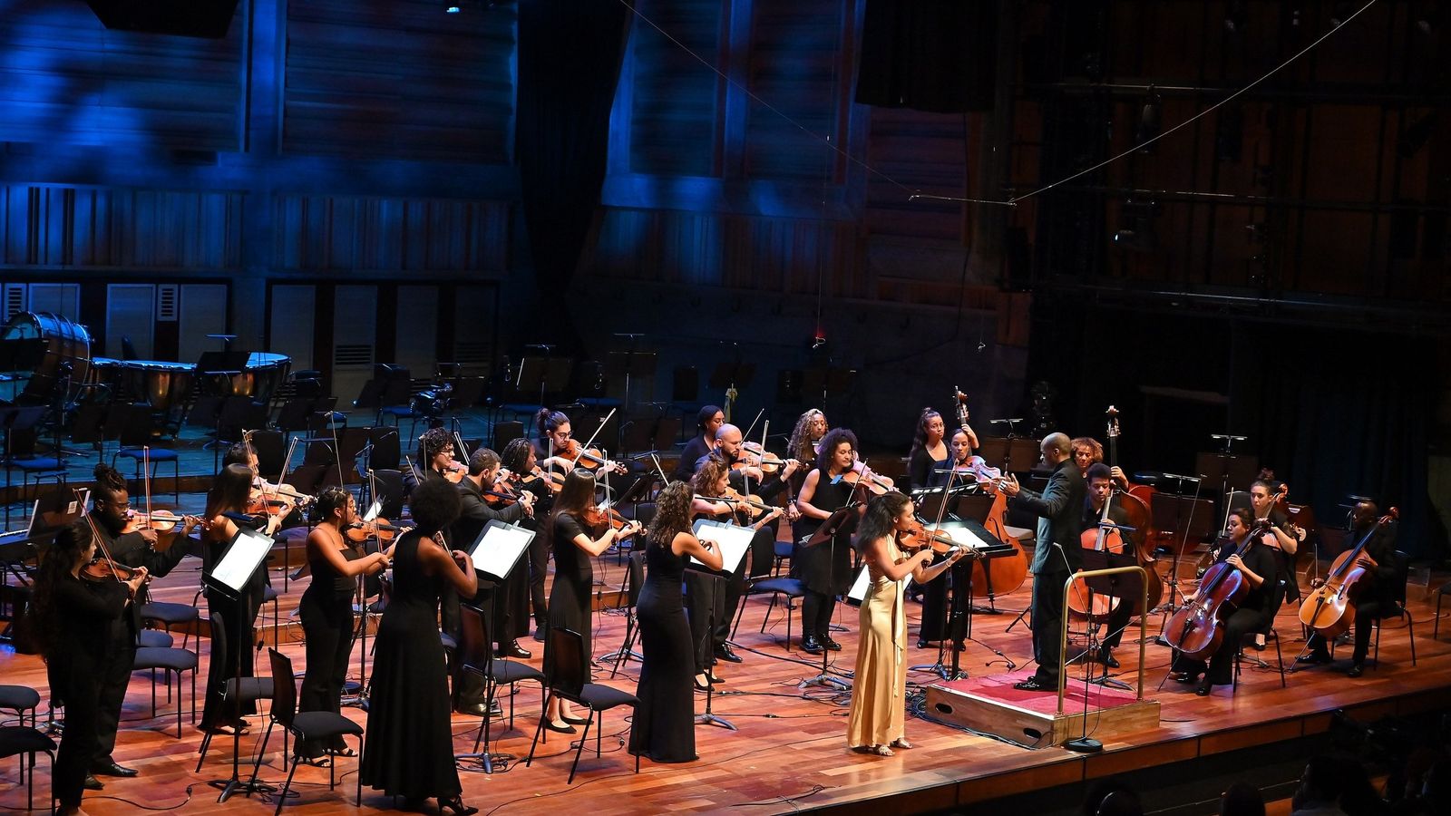 La Chineke! Orchestra durante un concierto.