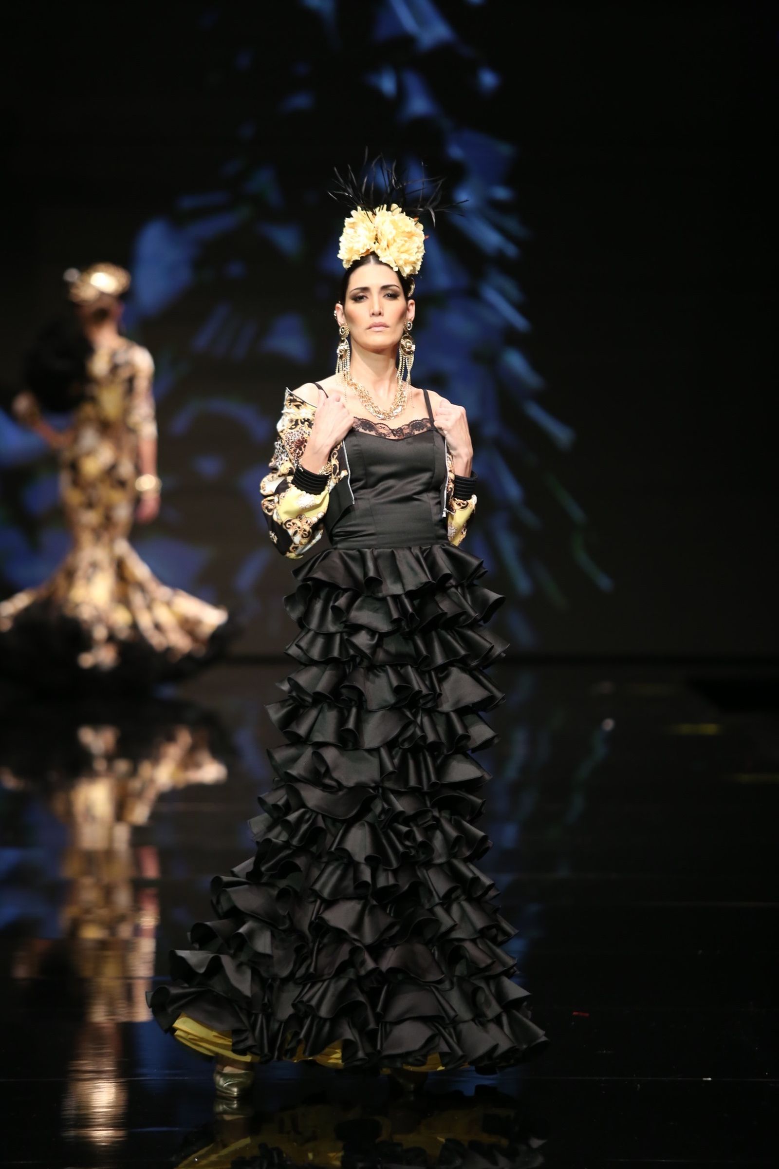 El traje de flamenca negro de 2019, sinónimo de elegancia