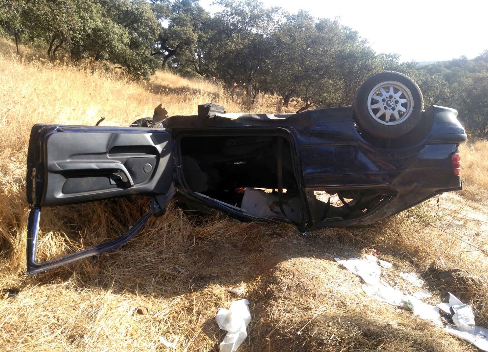 Estado en el que quedó el vehículo siniestrado.