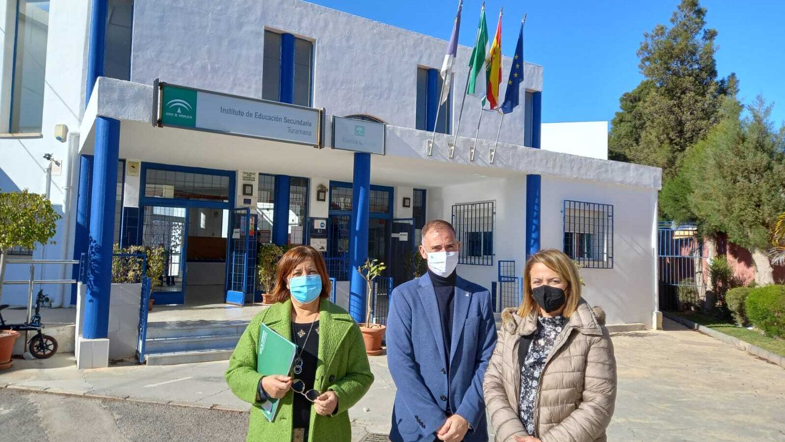 Visita del delegado Antonio Jiménez.