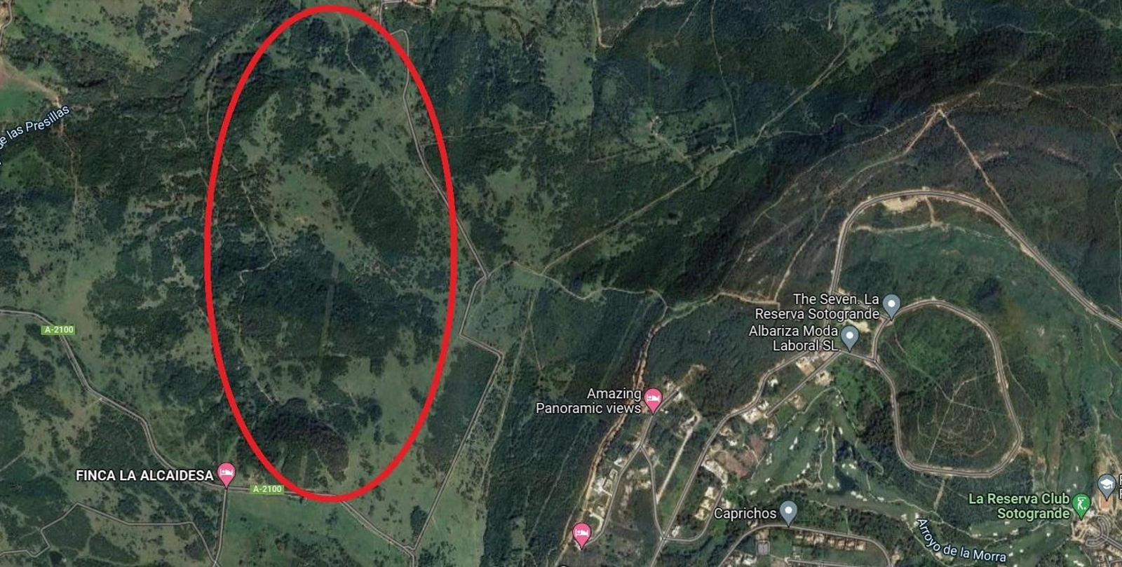 Situación de la finca adquirida por Christian A. Rockefeller.