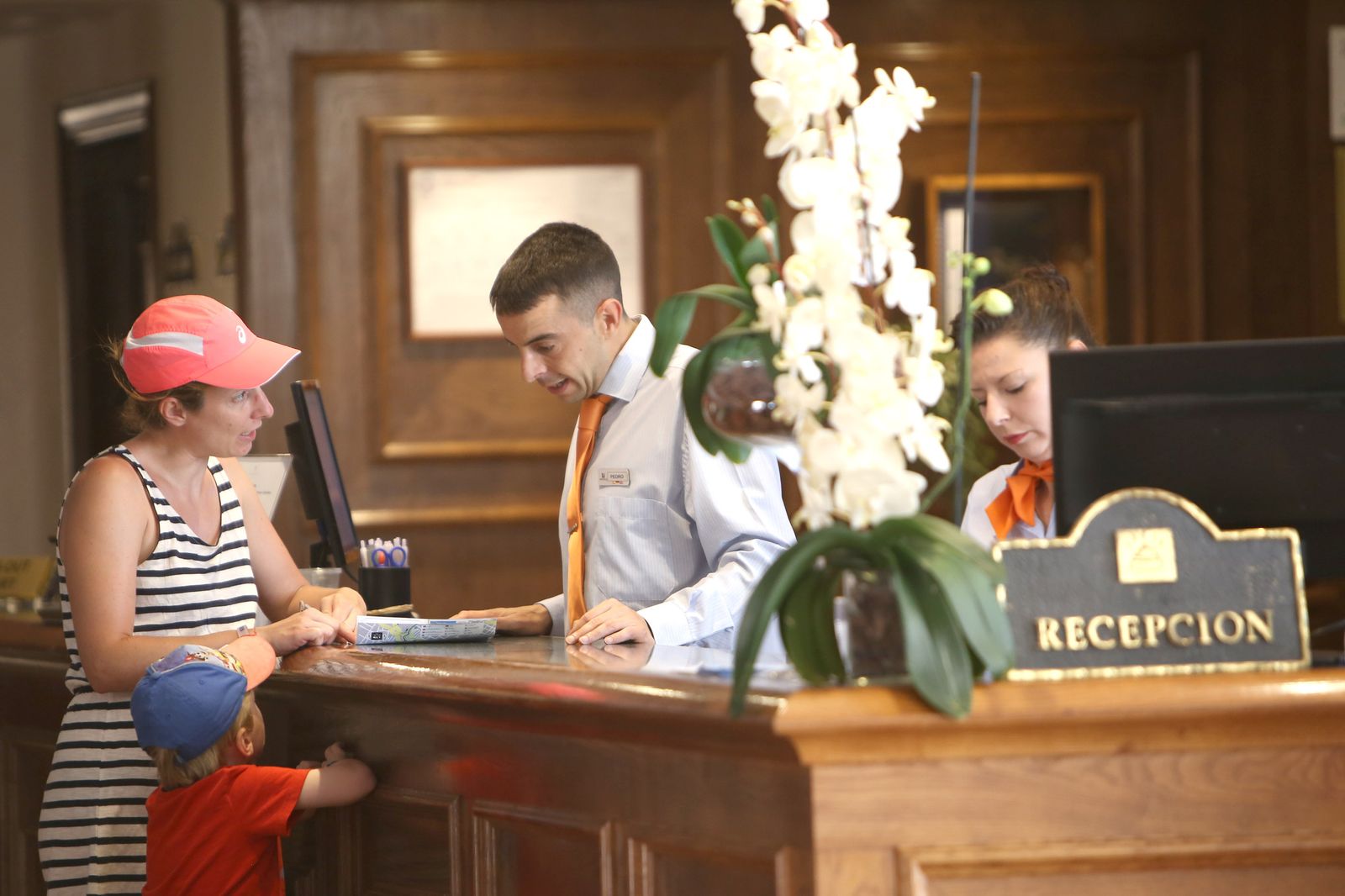 LRecepción de un establecimiento hoteleros de Novo Sancti Petri, en una imagen de archivo.