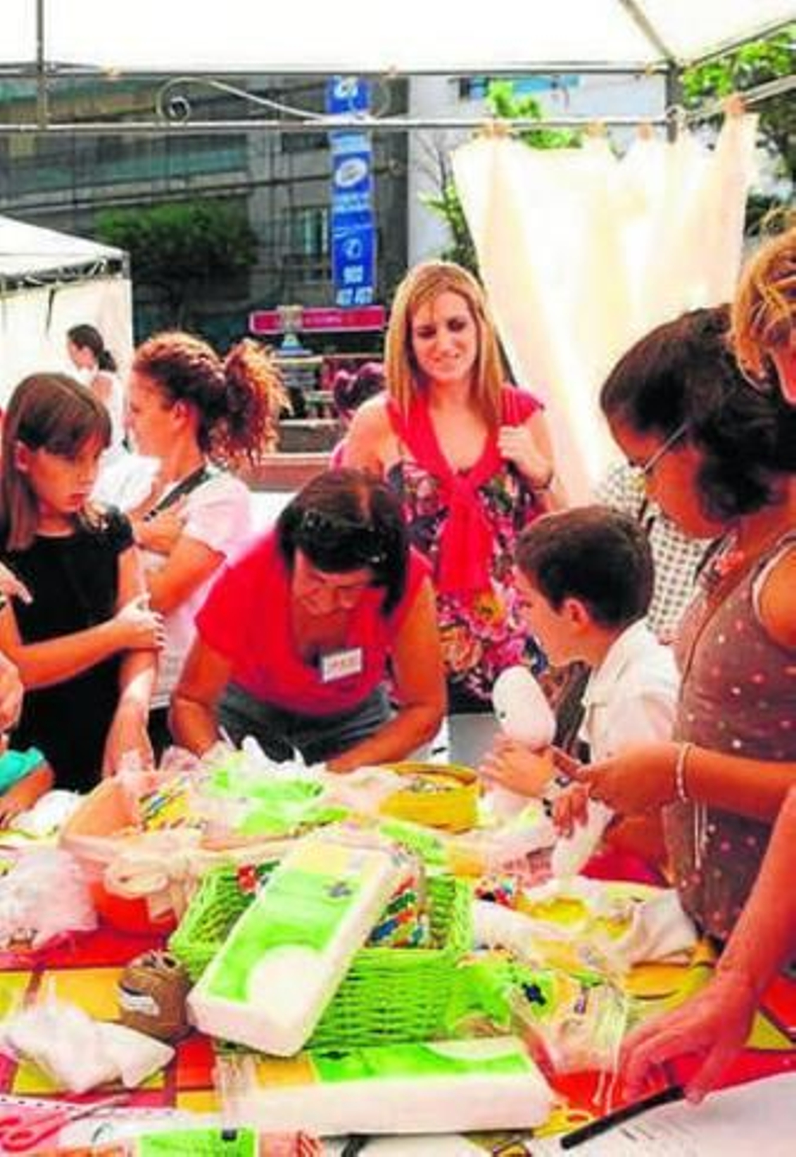 El taller de marionetas.