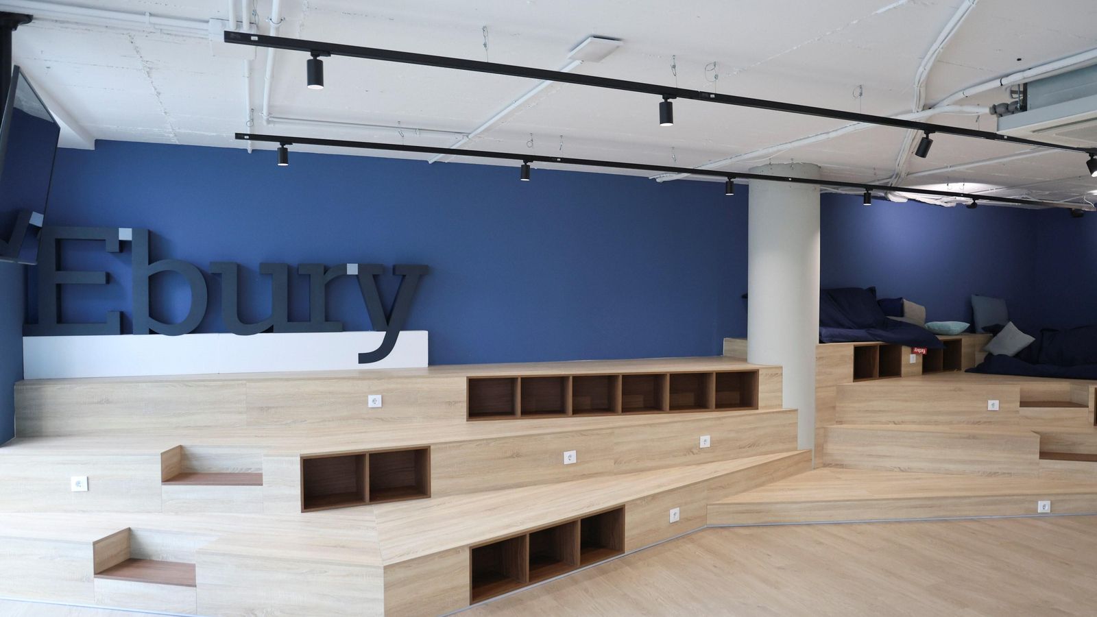 Zona de asientos del auditorio.