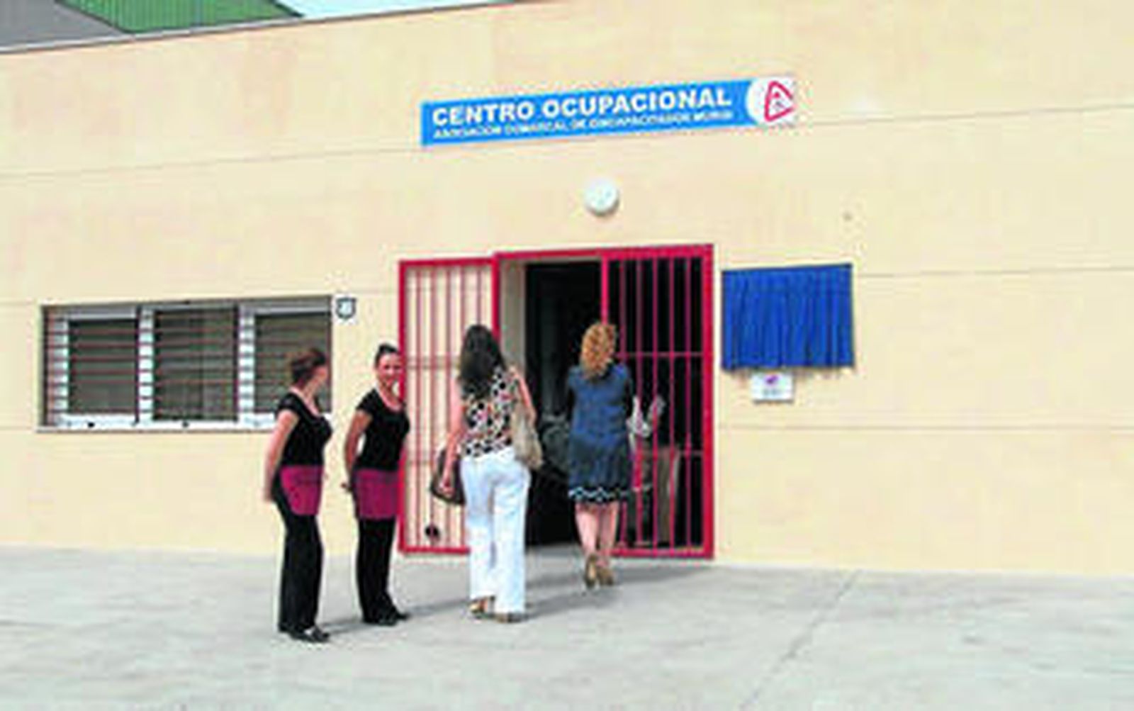 Puerta de acceso al centro ocupacional Murgi.