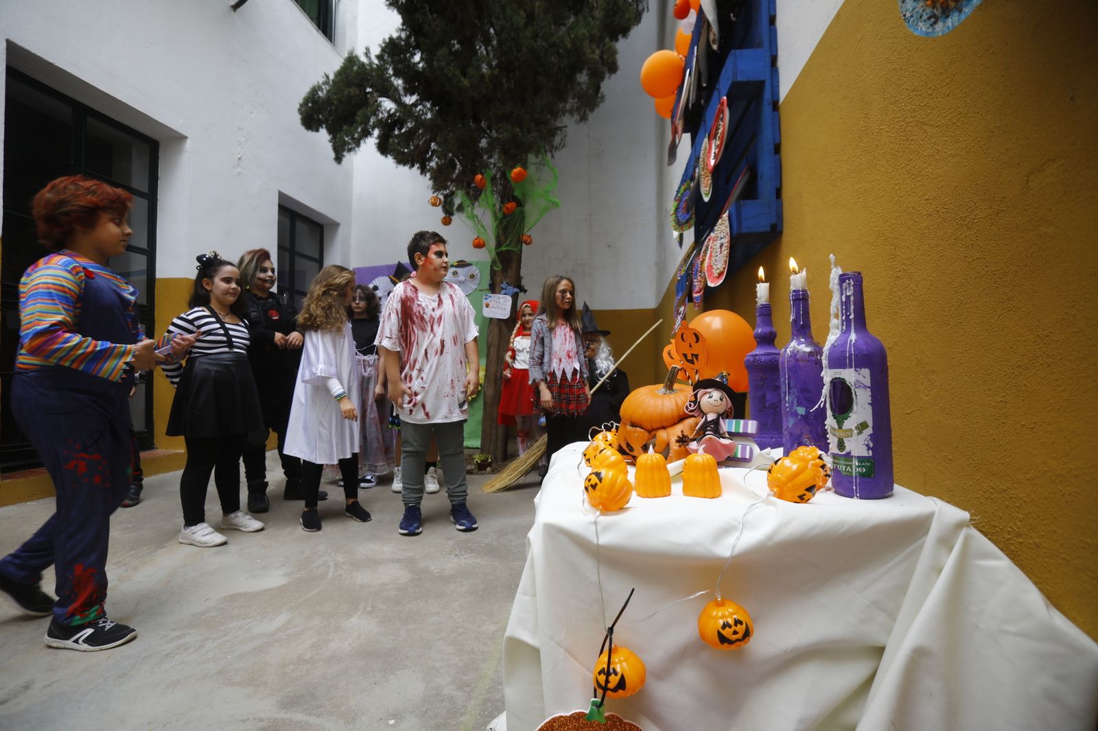 La fiesta de Halloween del colegio San Lorenzo, en imágenes