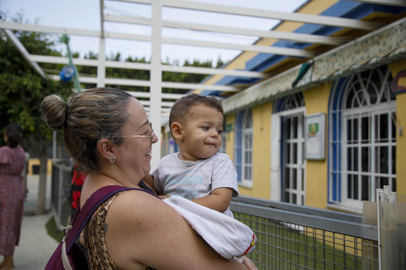 Las imágenes del regreso a las aulas de los más pequeños de Almería