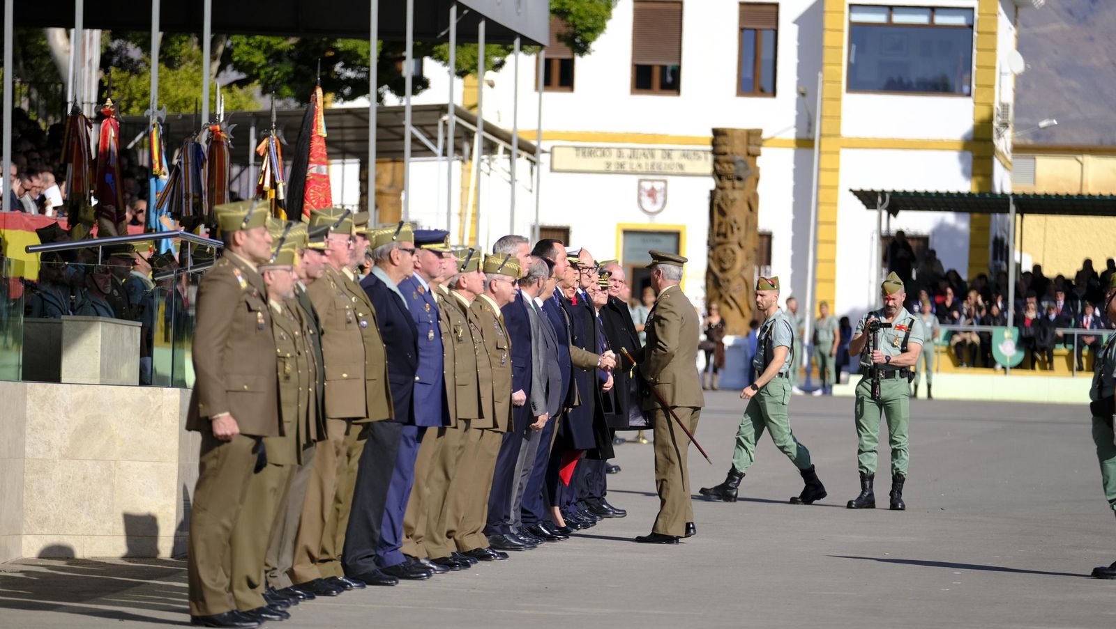 Conmemoración del Combate de Edchera en la Base Álvarez de Sotomayor de La Legión, en imágenes