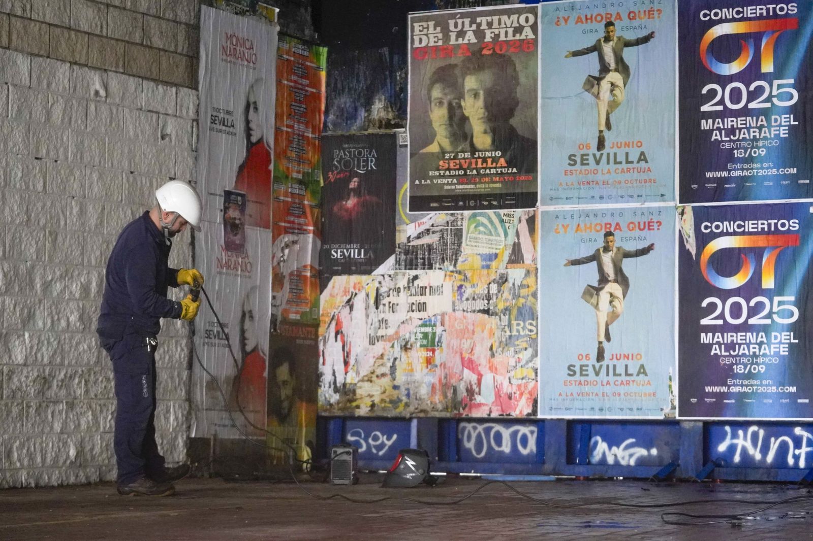 La intensa lluvia en Sevilla al paso de la Borrasca Leonardo en fotos