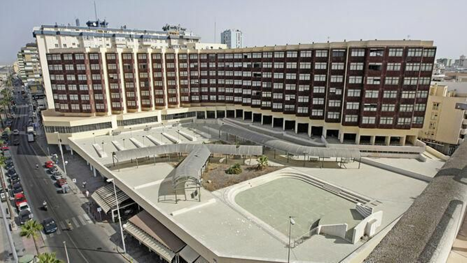 La antigua Residencia de Tiempo Libre de Cádiz.