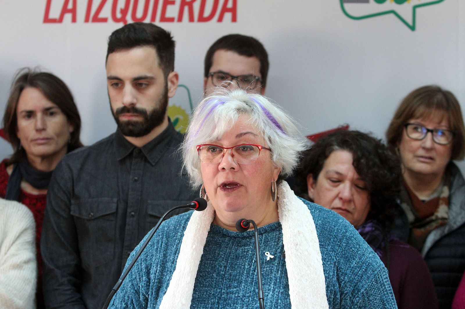 Rossi en la presentación de las candidaturas a las municipales