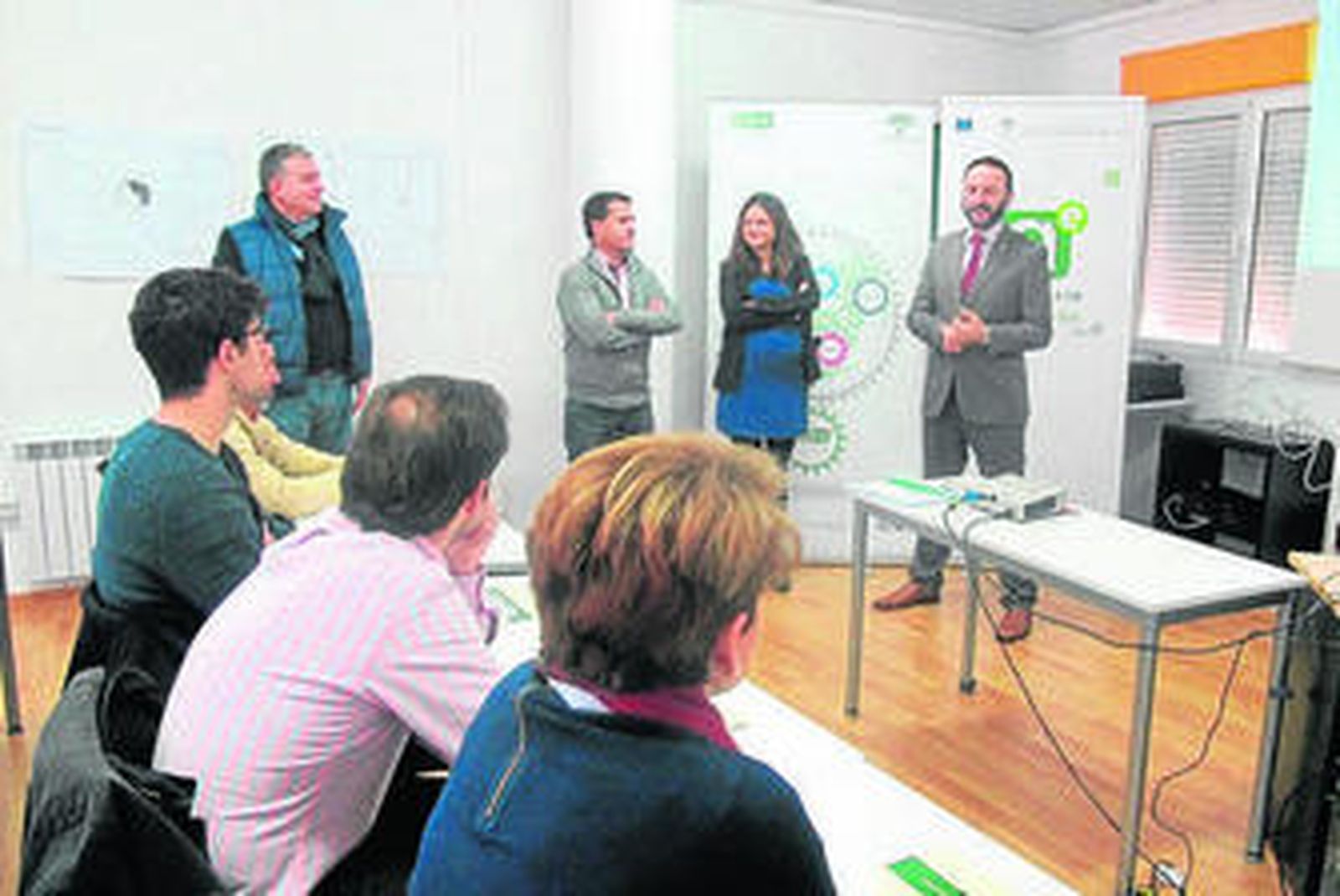 El delegado en la inauguración de la jornada de pre-internacionalización.
